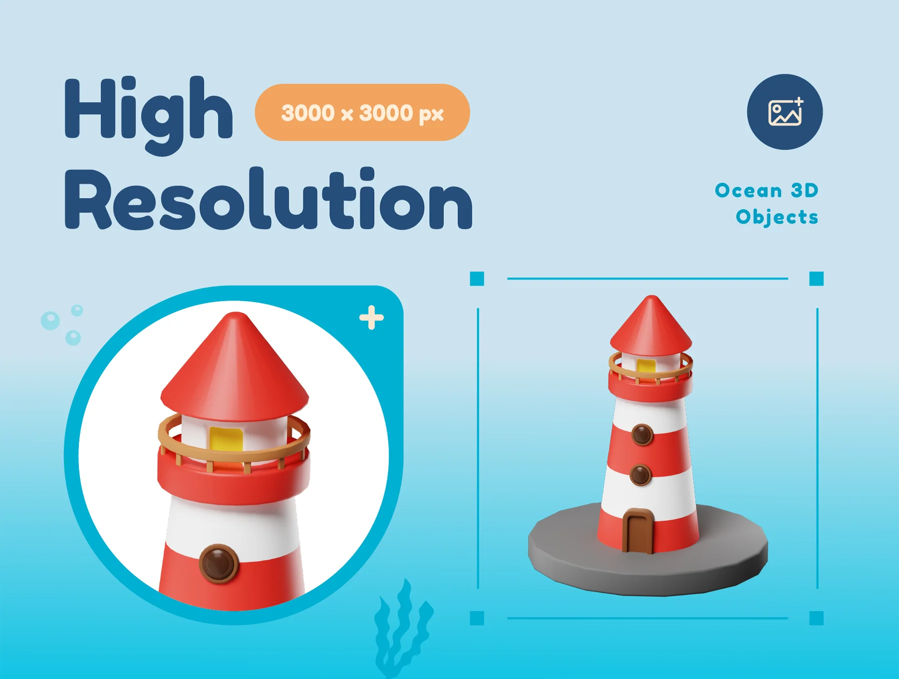 Ocean 3D Object 3