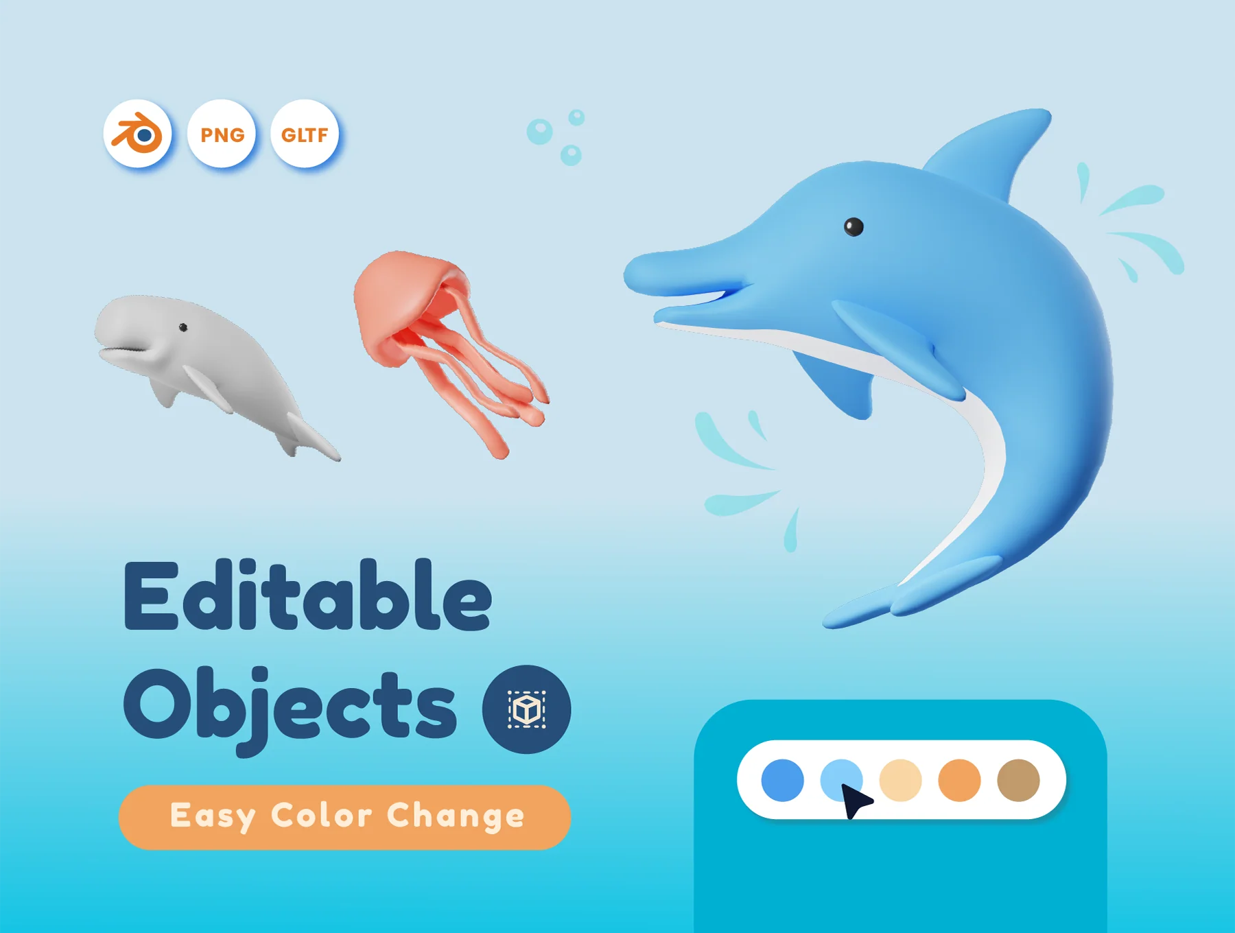 Ocean 3D Object 4