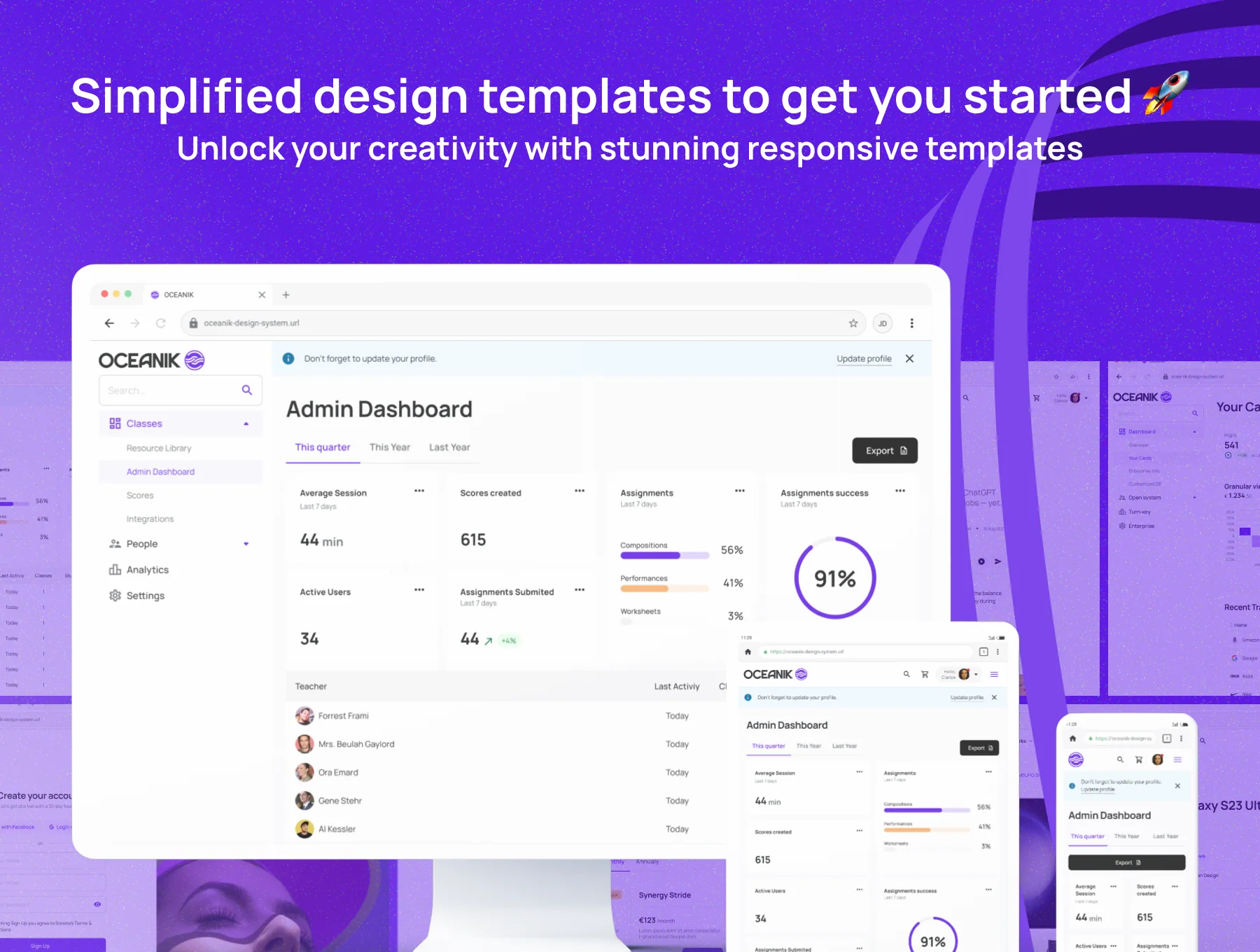 Oceanik - Advanced Design System for Figma 5