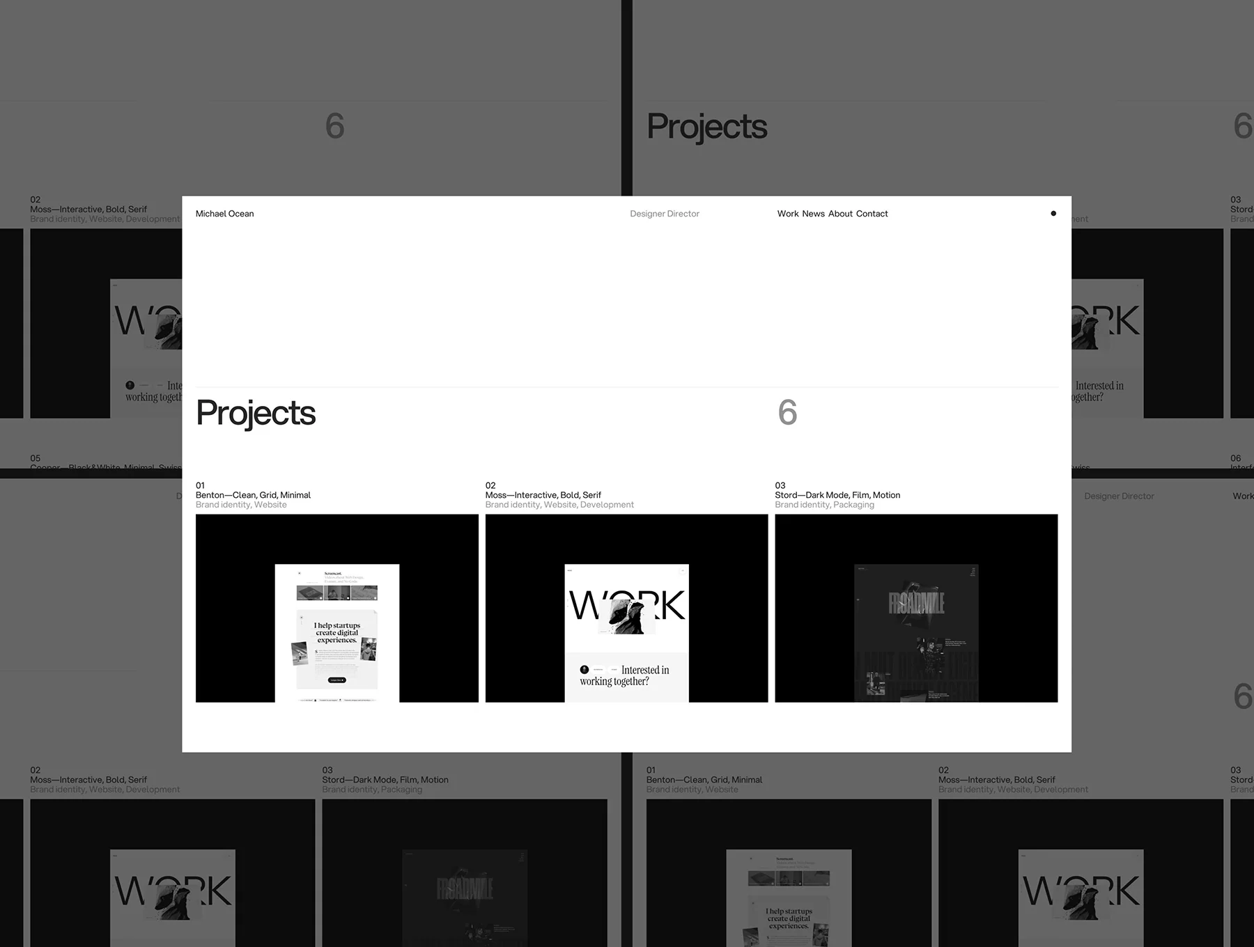 OceanPlus — Framer Portfolio Template