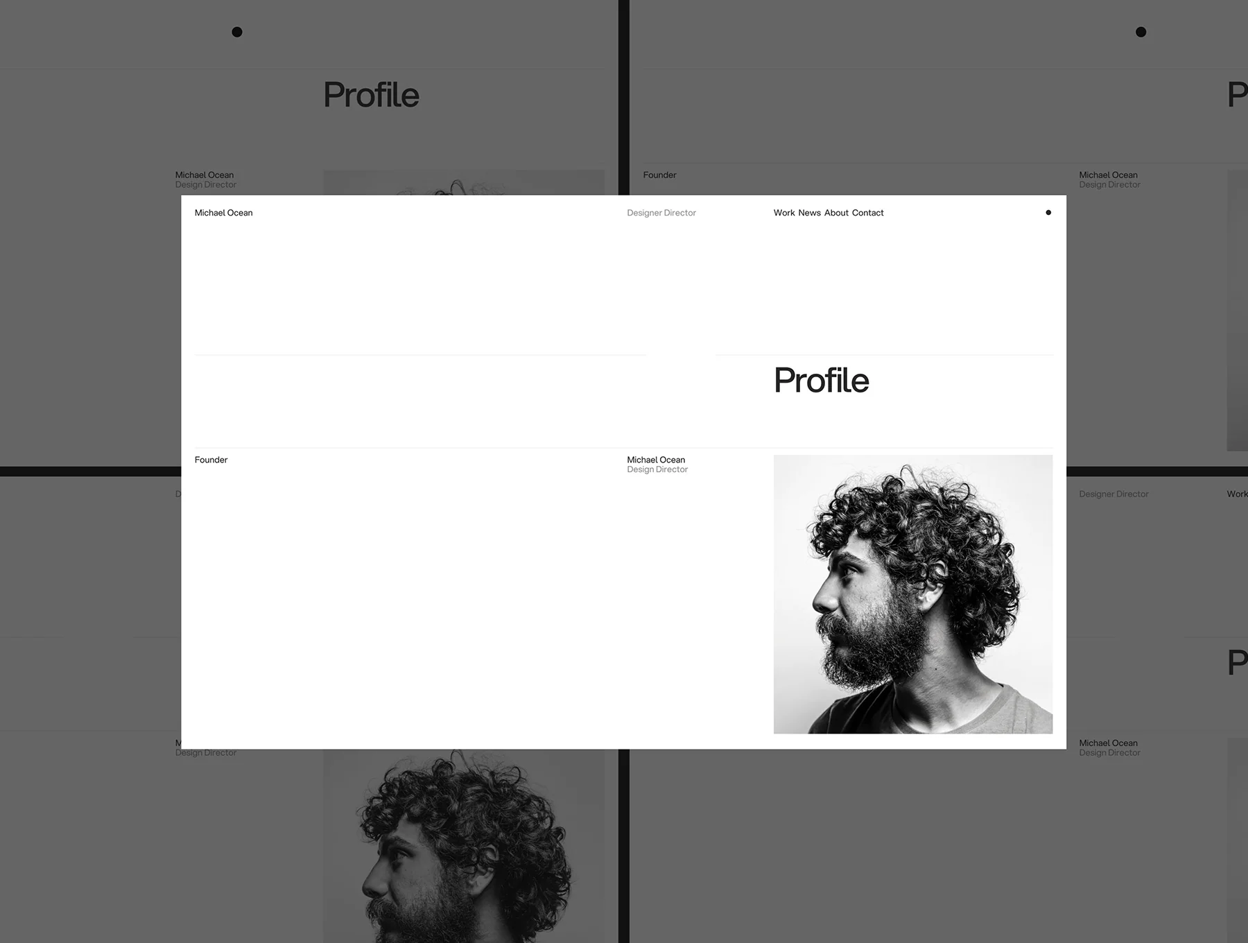 OceanPlus — Framer Portfolio Template 3