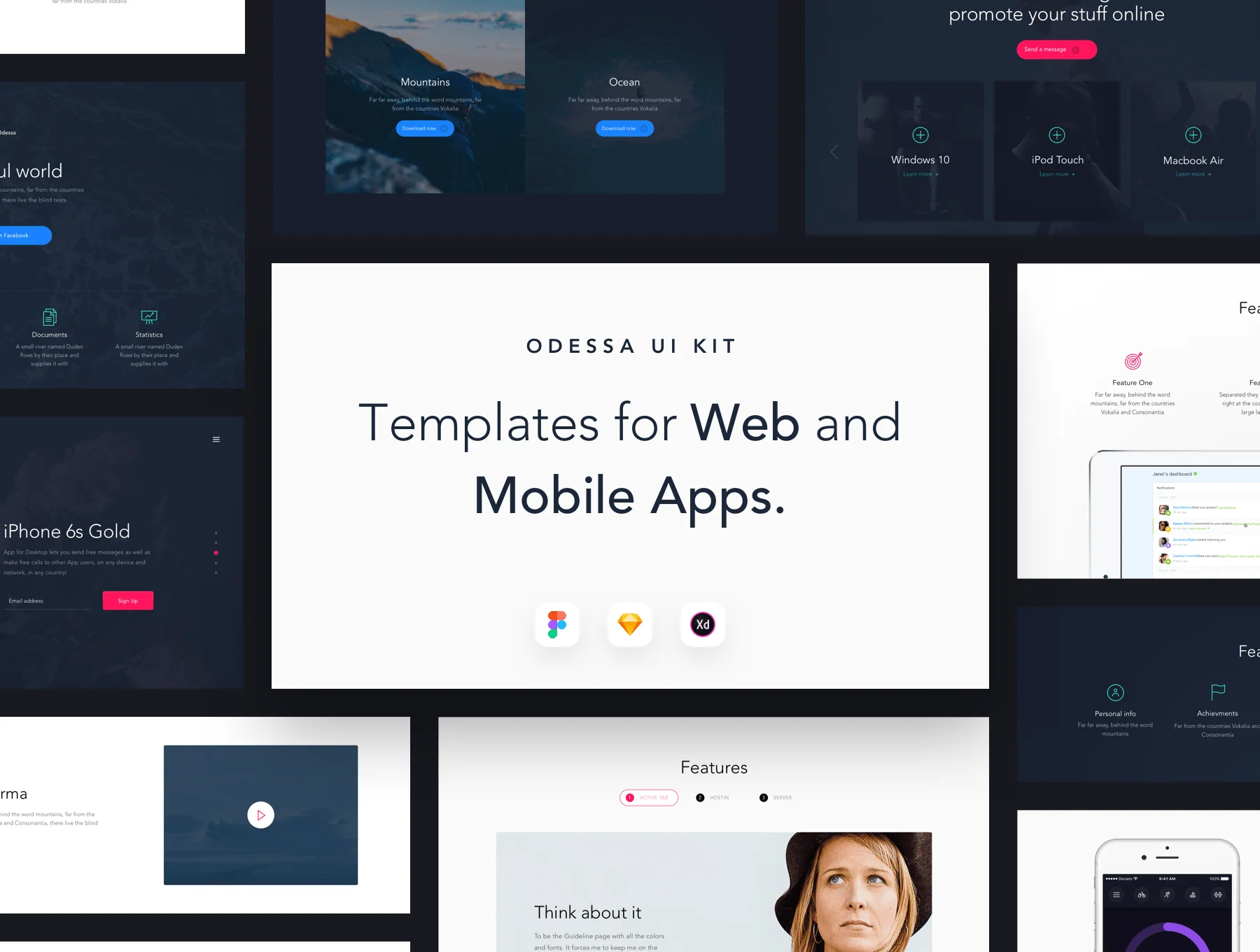 Odessa - Web & Mobile UI Kit
