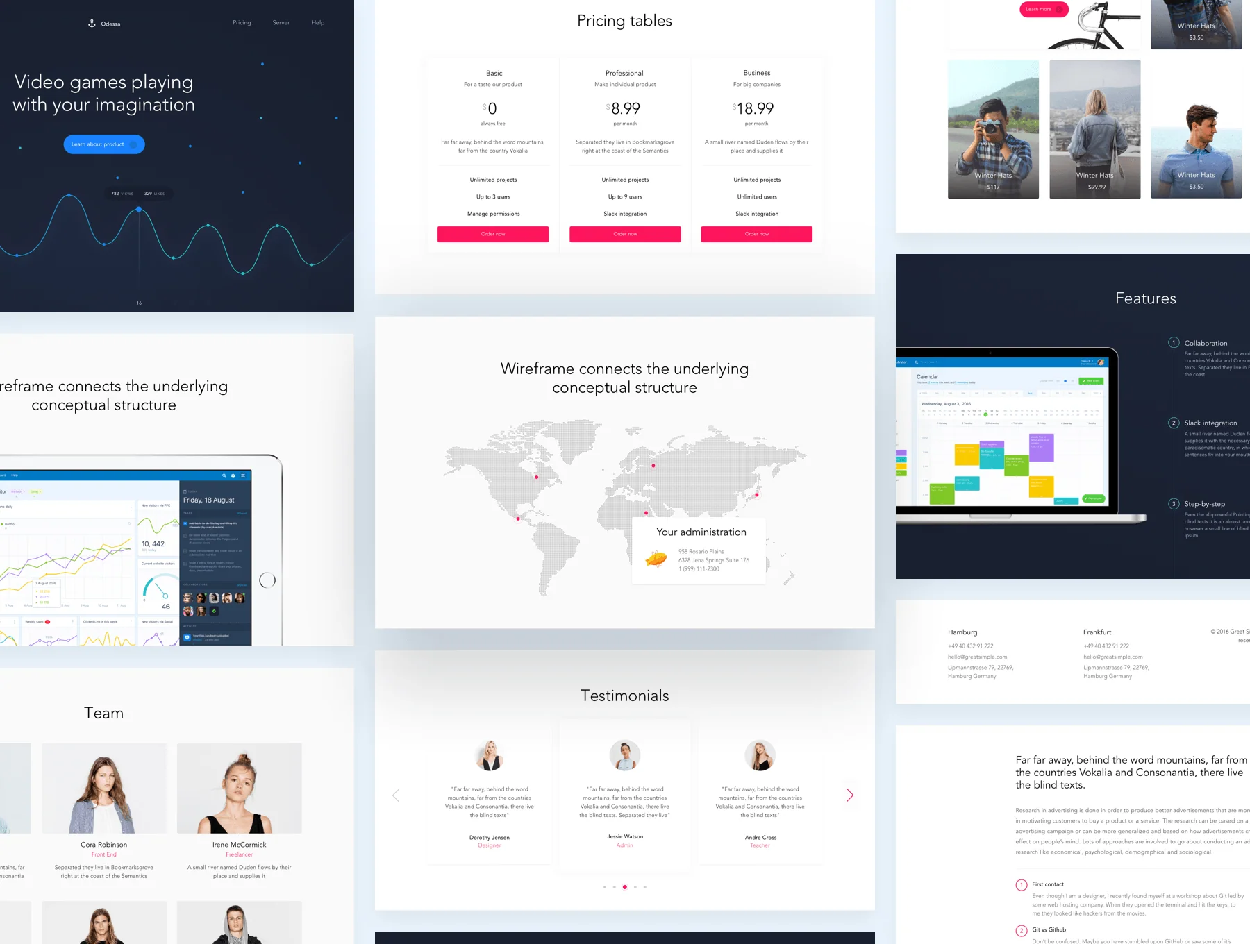 Odessa - Web & Mobile UI Kit 4