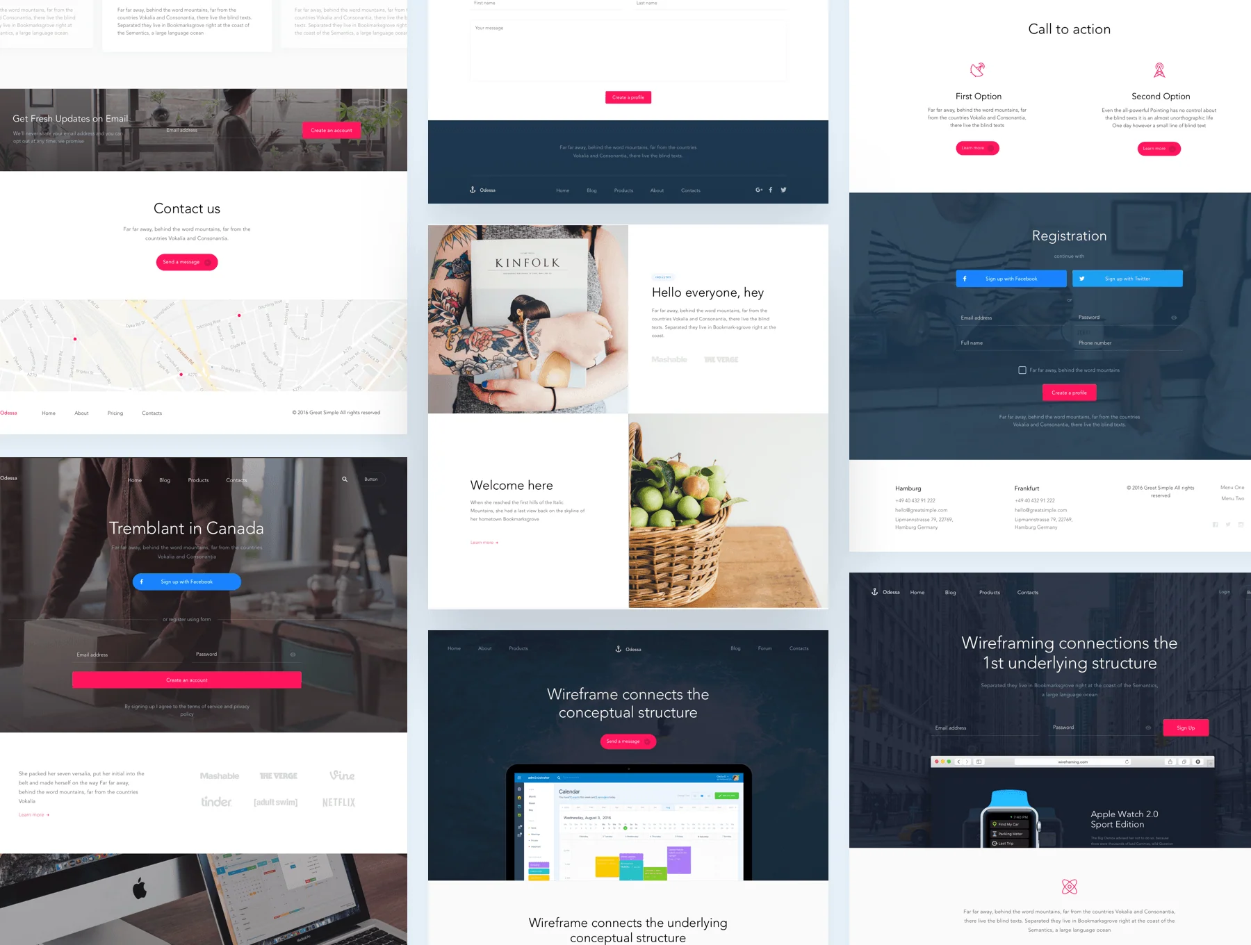 Odessa - Web & Mobile UI Kit 7