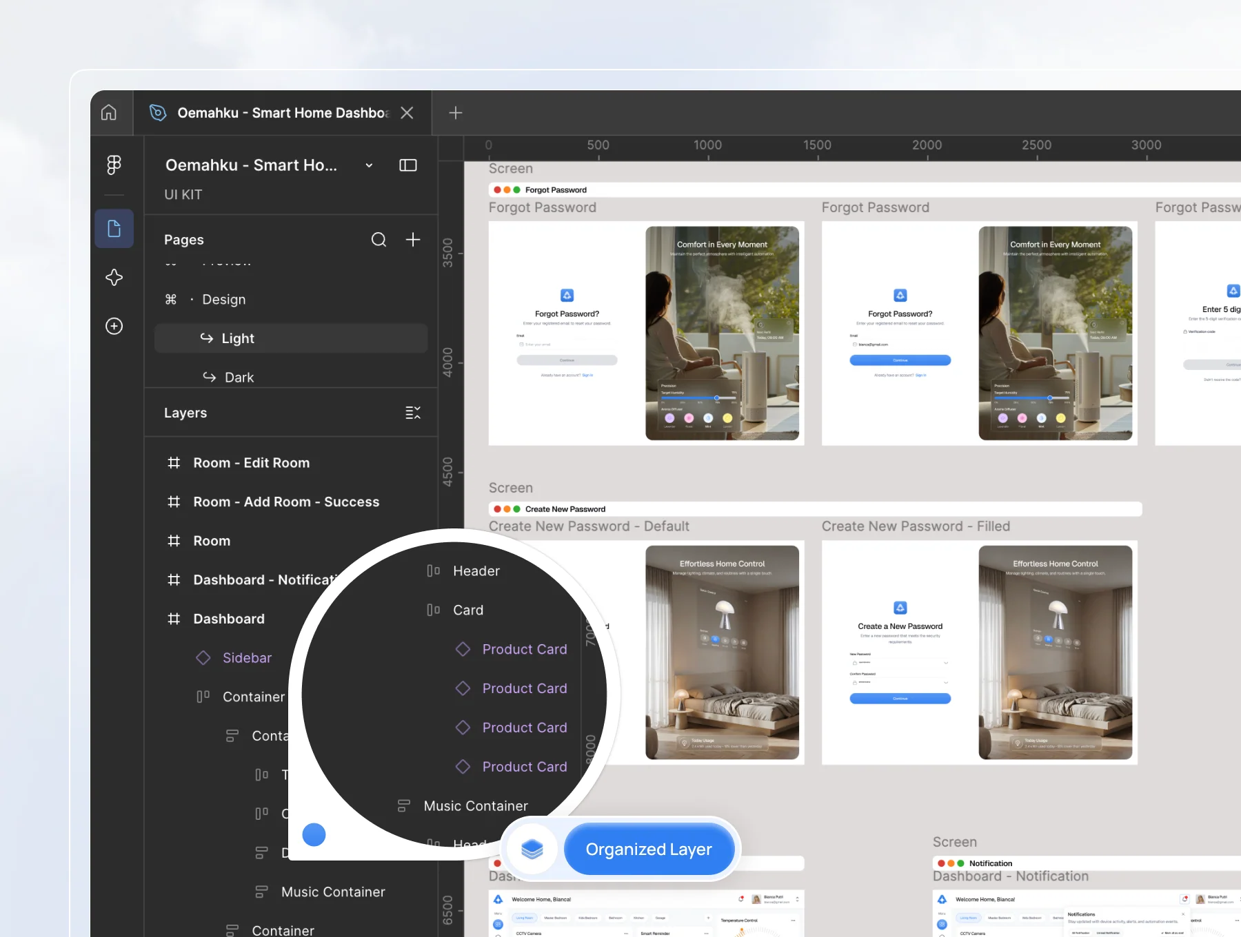 Oemahku - Smart Home Dashboard UI KI 3