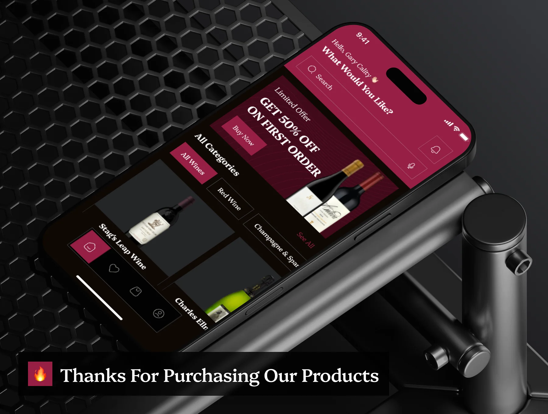 Oeno - Wine Shop Ecommerce App UI Kit 10