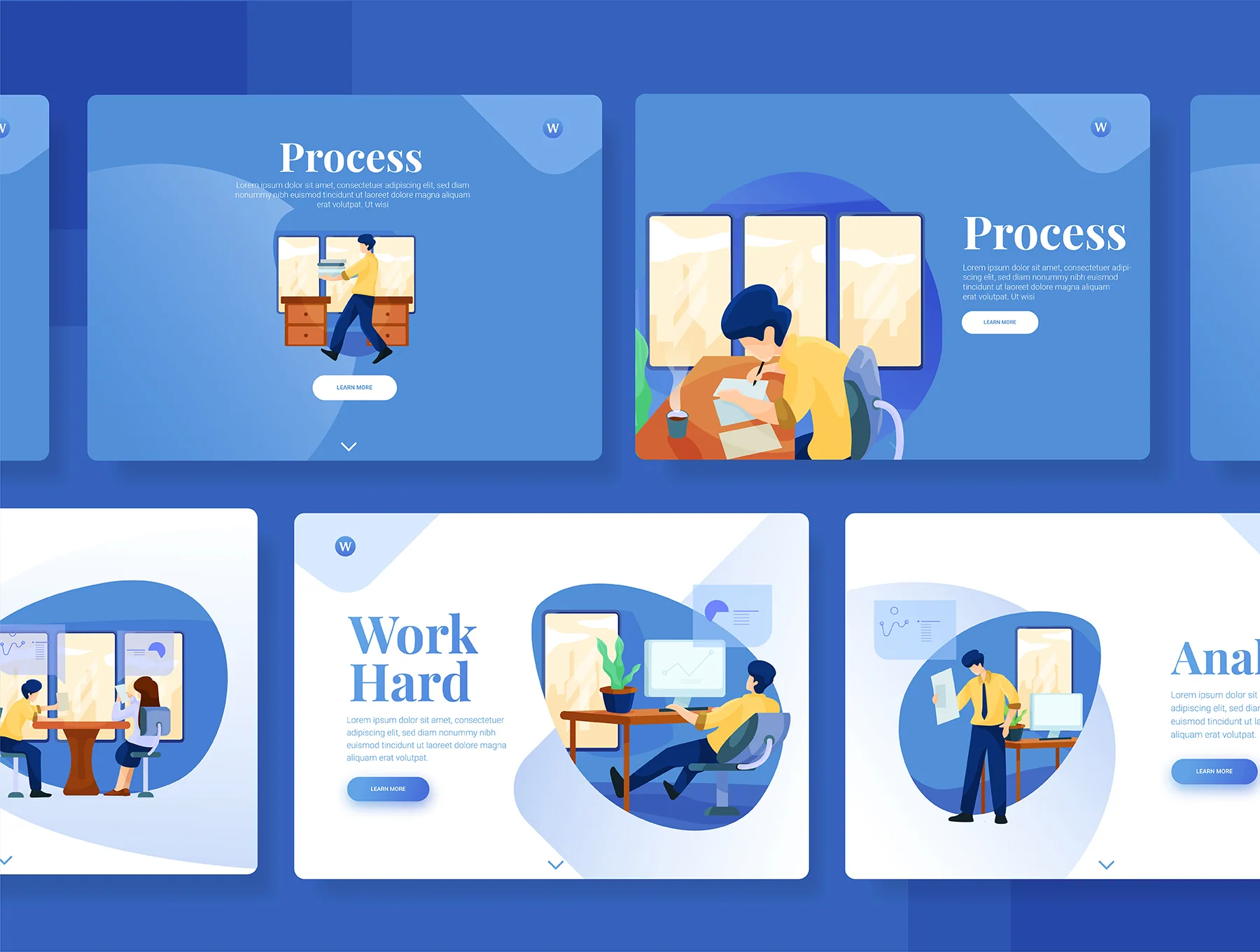 Office Activities Illustration Set 3