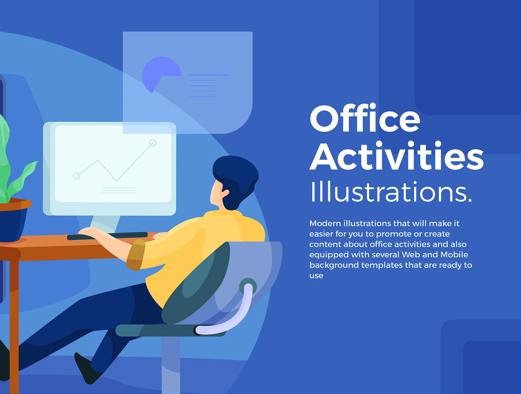 Office Activities Illustration Set 5
