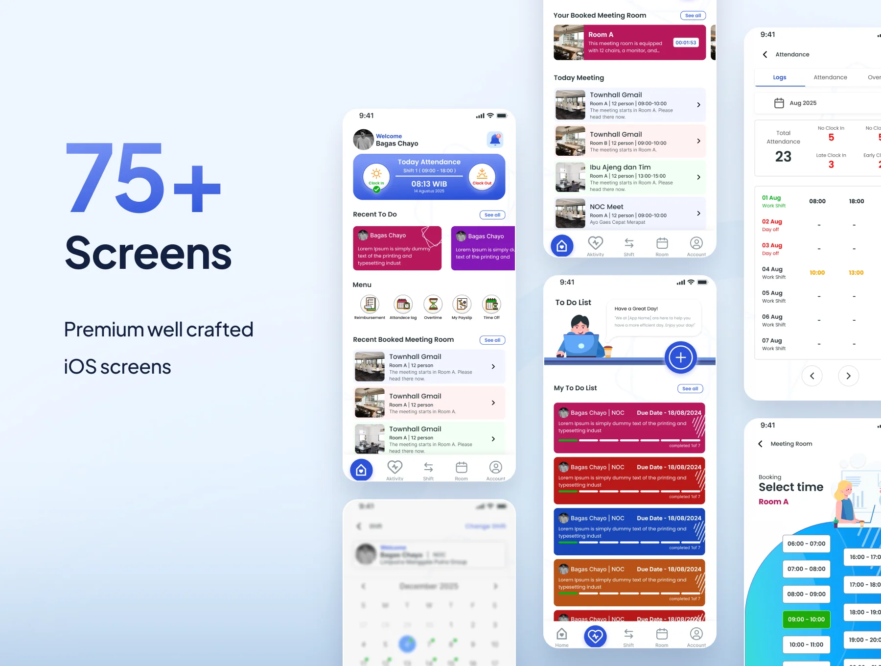 Office Attendance - App UI Kit 4