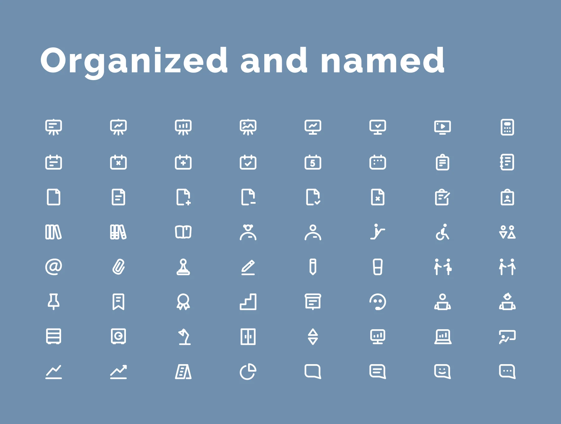 Office Work & Life Icons Set 4