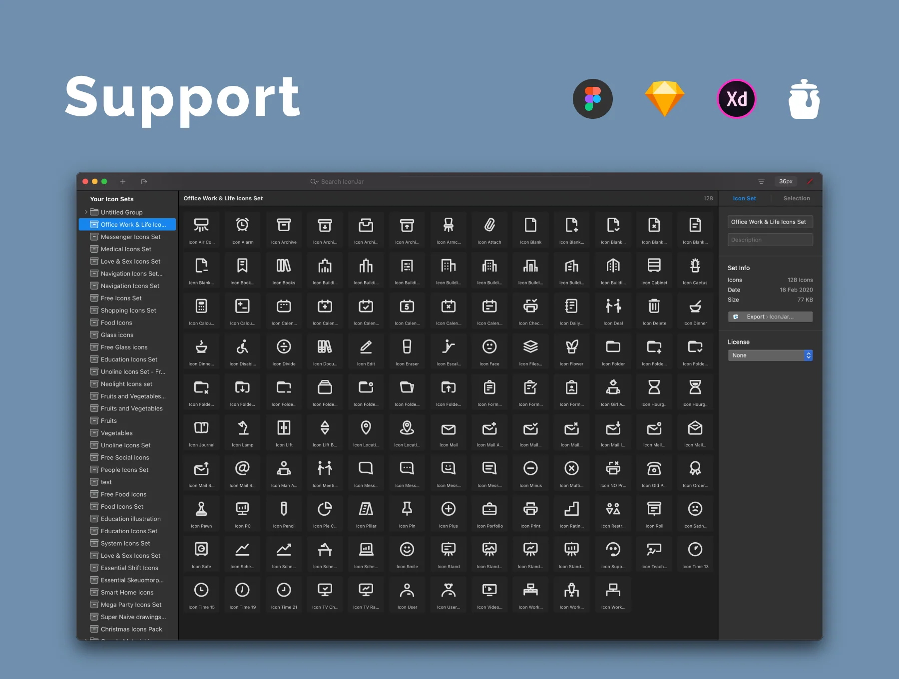 Office Work & Life Icons Set 6