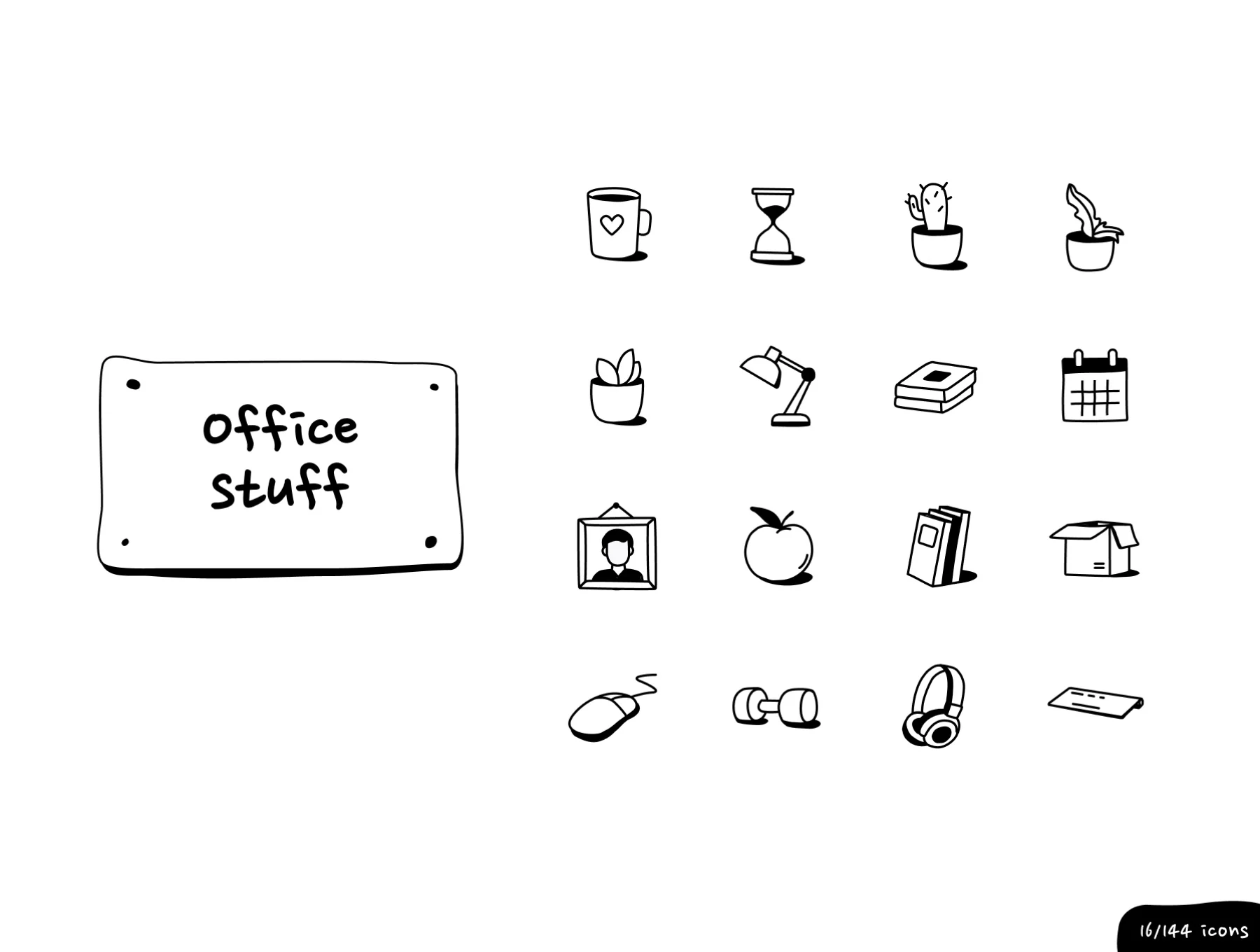 Office - Inking Icon Set 2