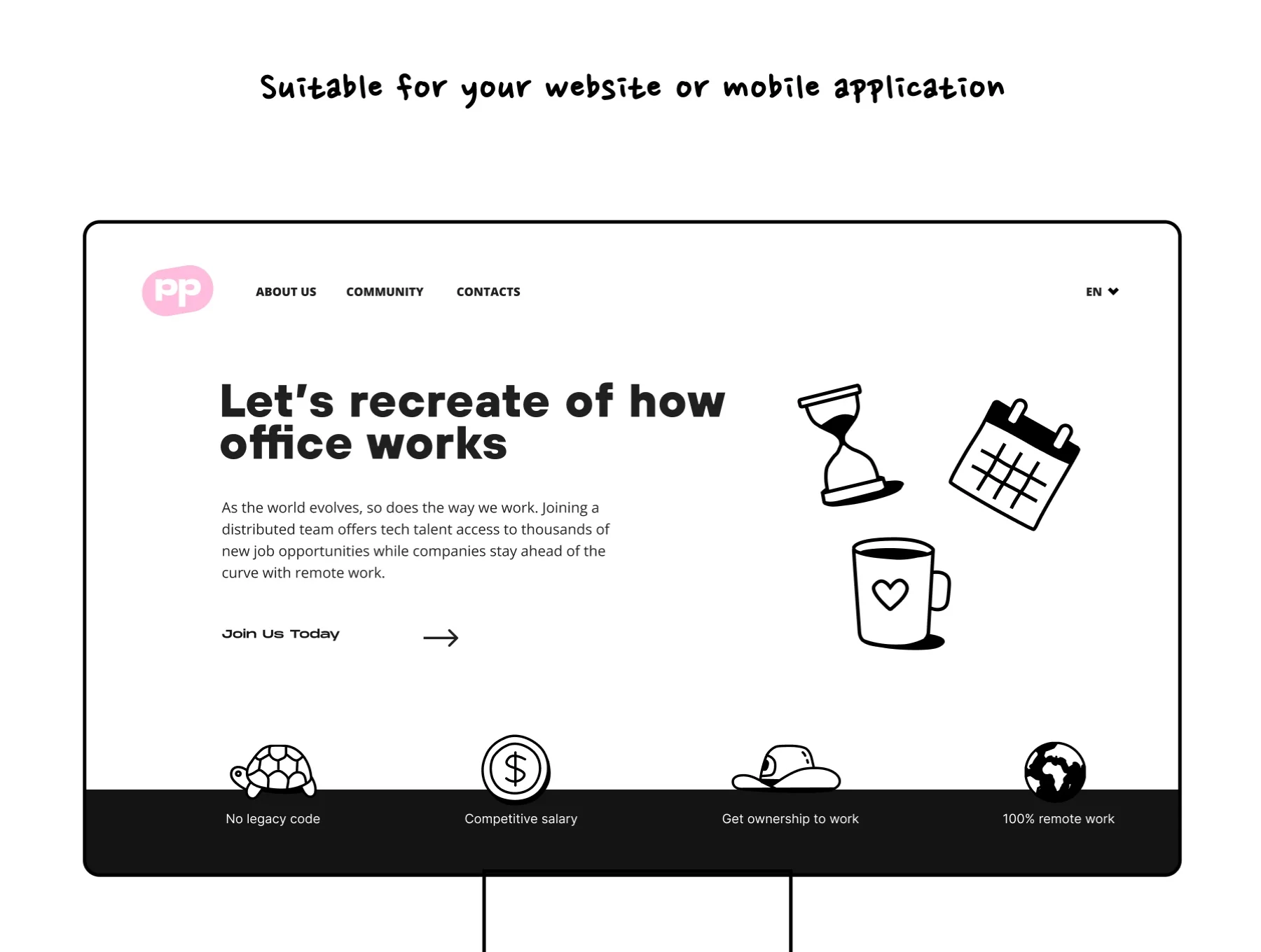 Office - Inking Icon Set 5