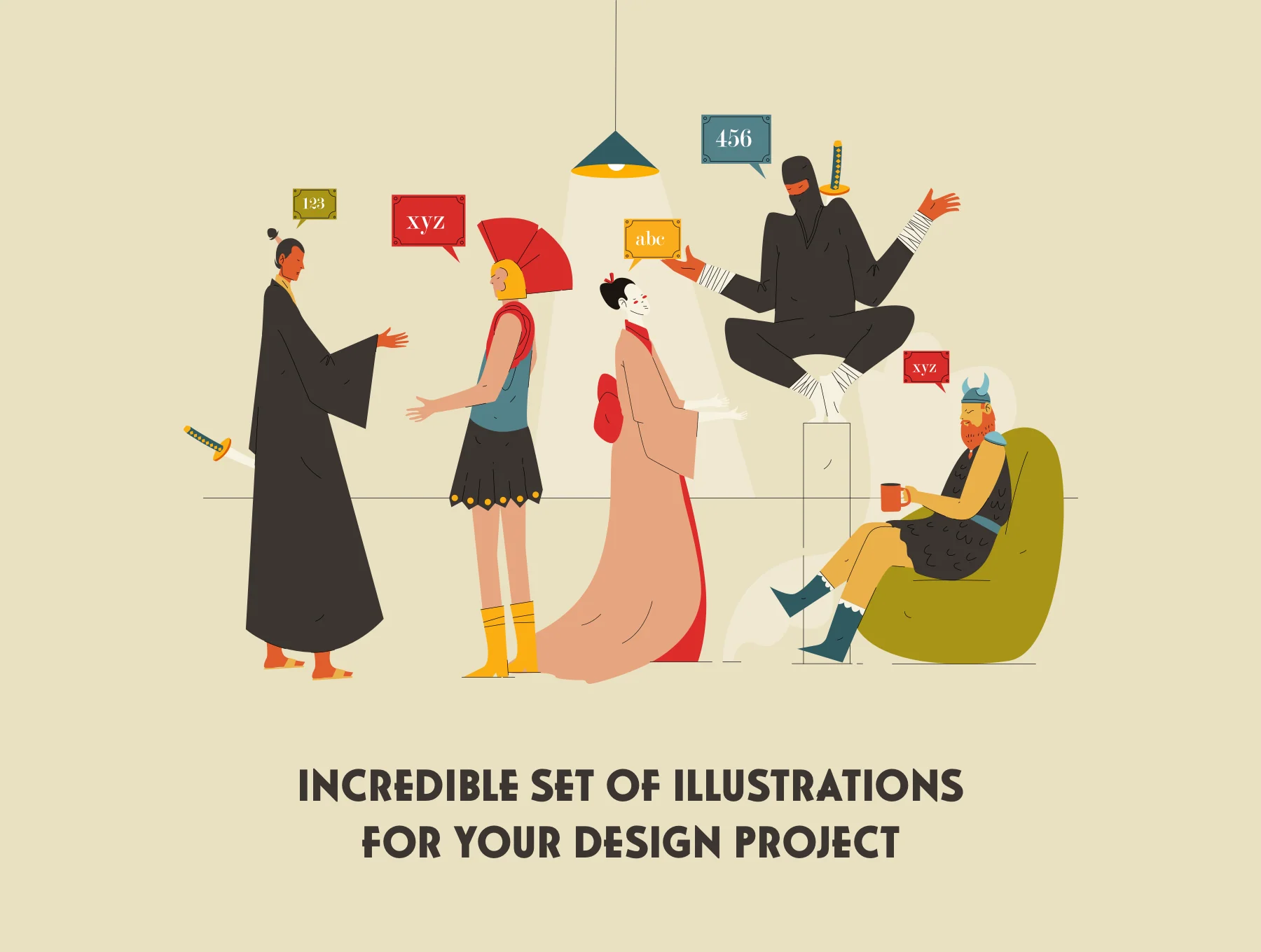 Office Work - Heritage Illustration 2