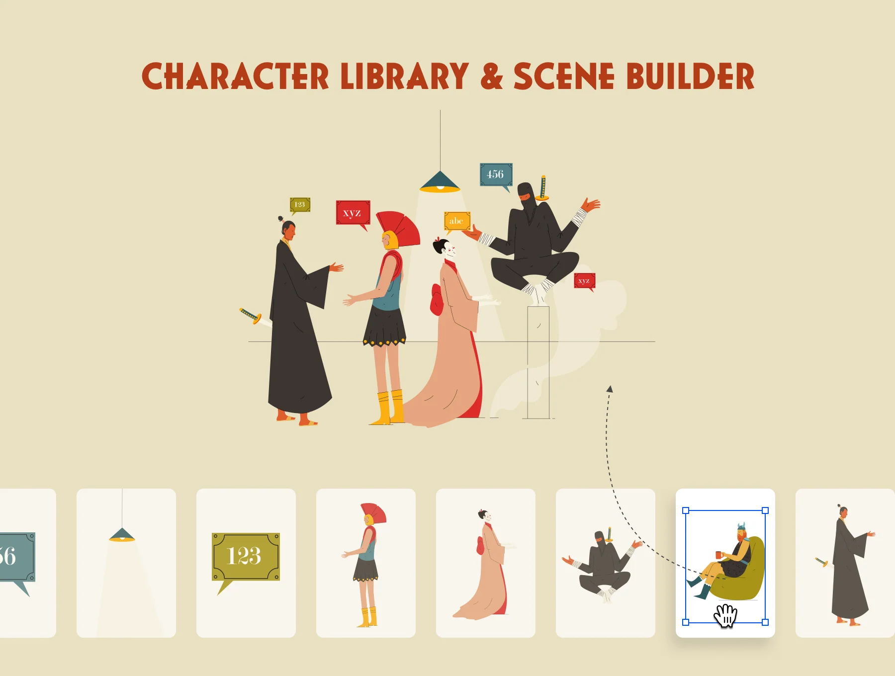 Office Work - Heritage Illustration 6