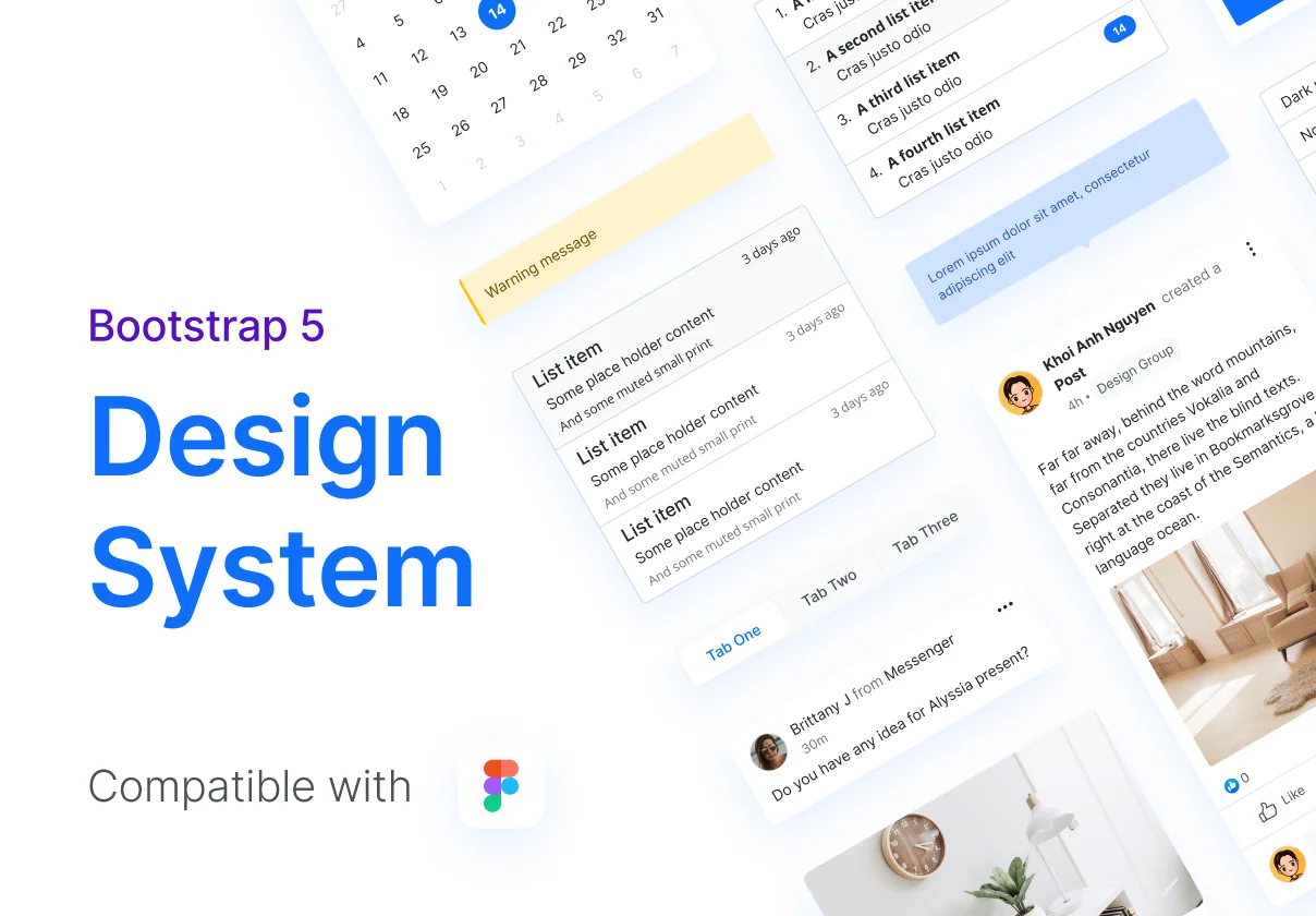Officience's Bootstrap 5 Design system - no code included