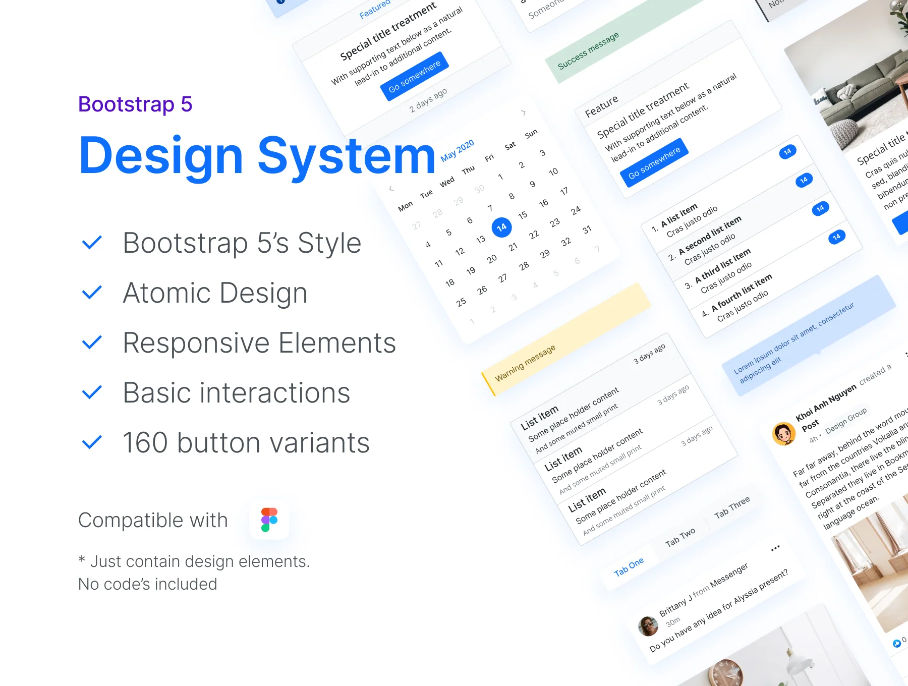 Officience's Bootstrap 5 Design system - no code included