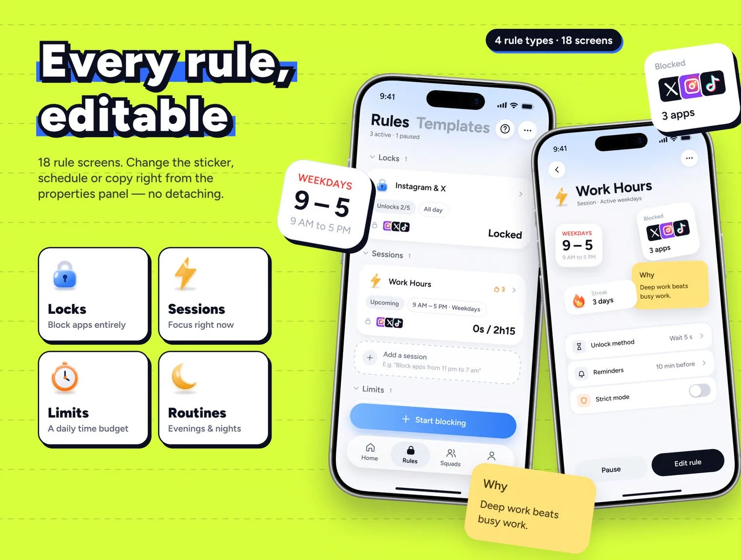 Offly: Screen-time App UI Kit 2