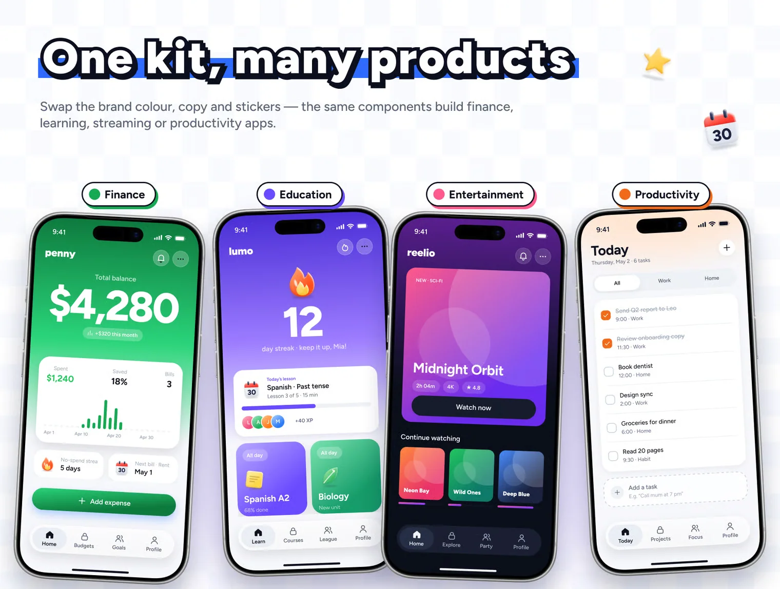 Offly: Screen-time App UI Kit 7
