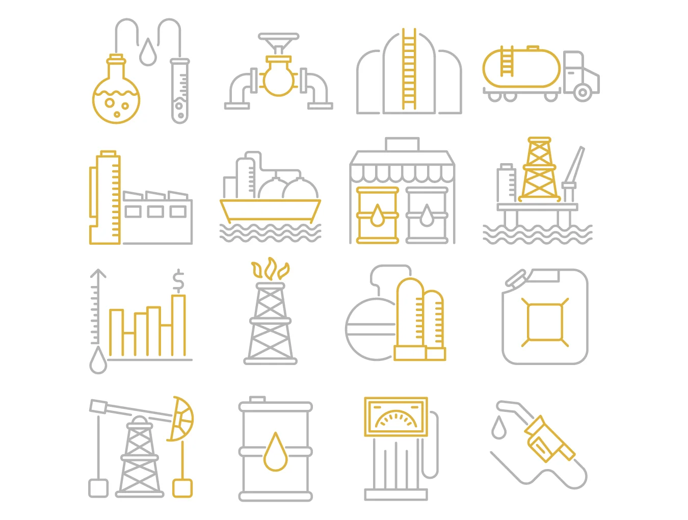 16 Oil Industry Icons 3