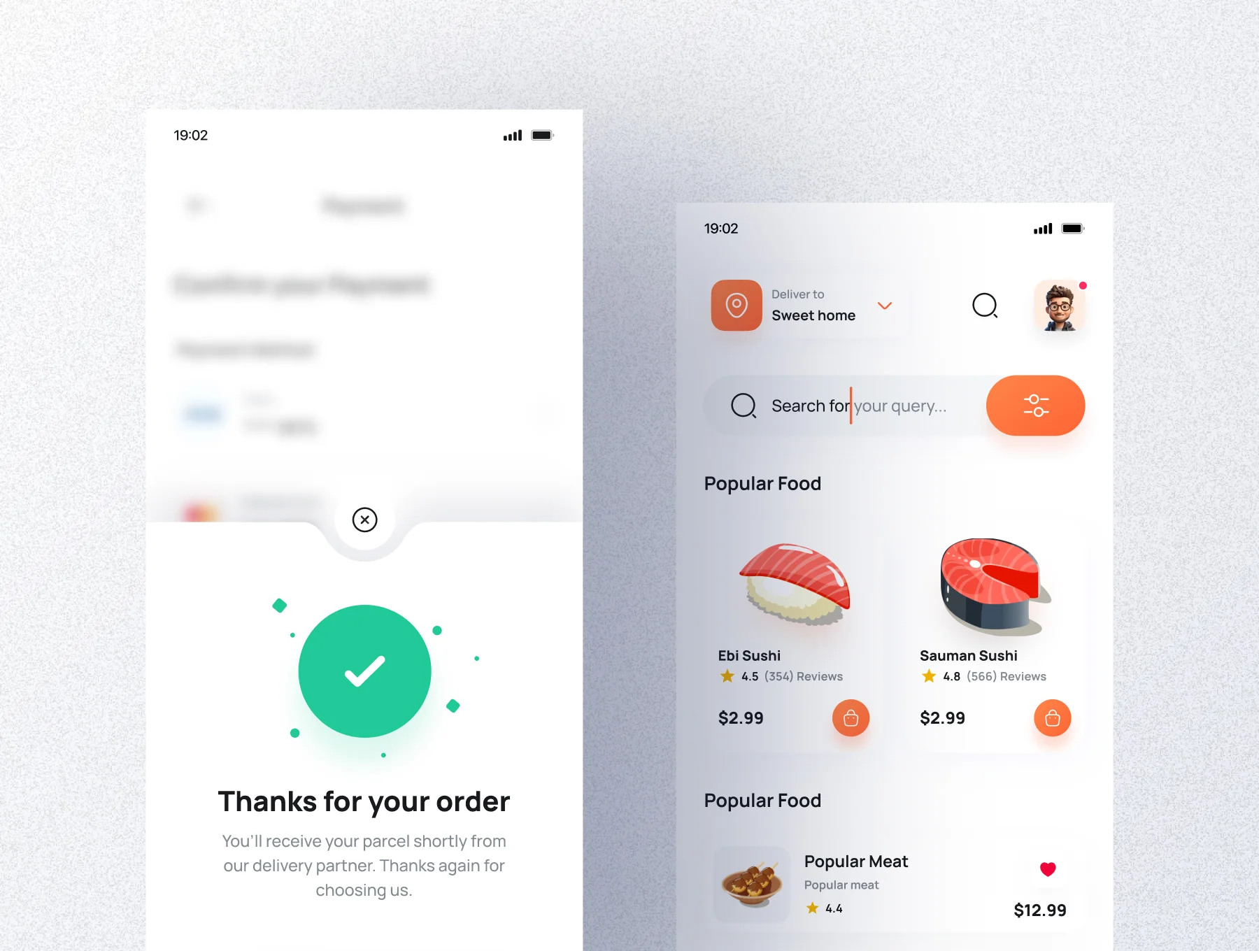 Okawari Food App UI Kit