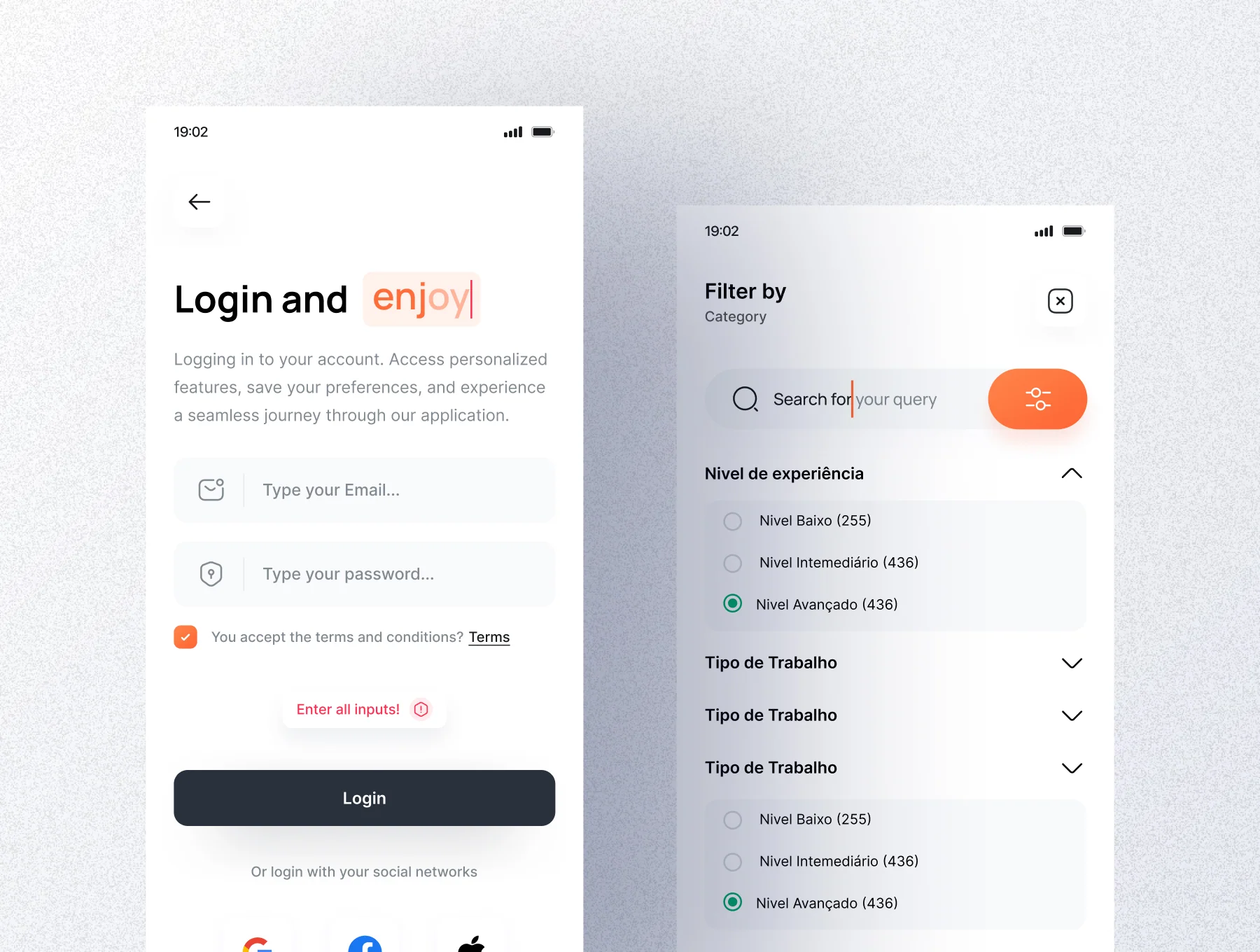 Okawari Food App UI Kit 5