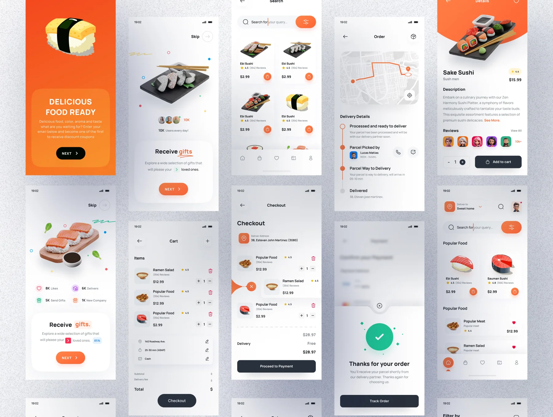 Okawari Food App UI Kit 8