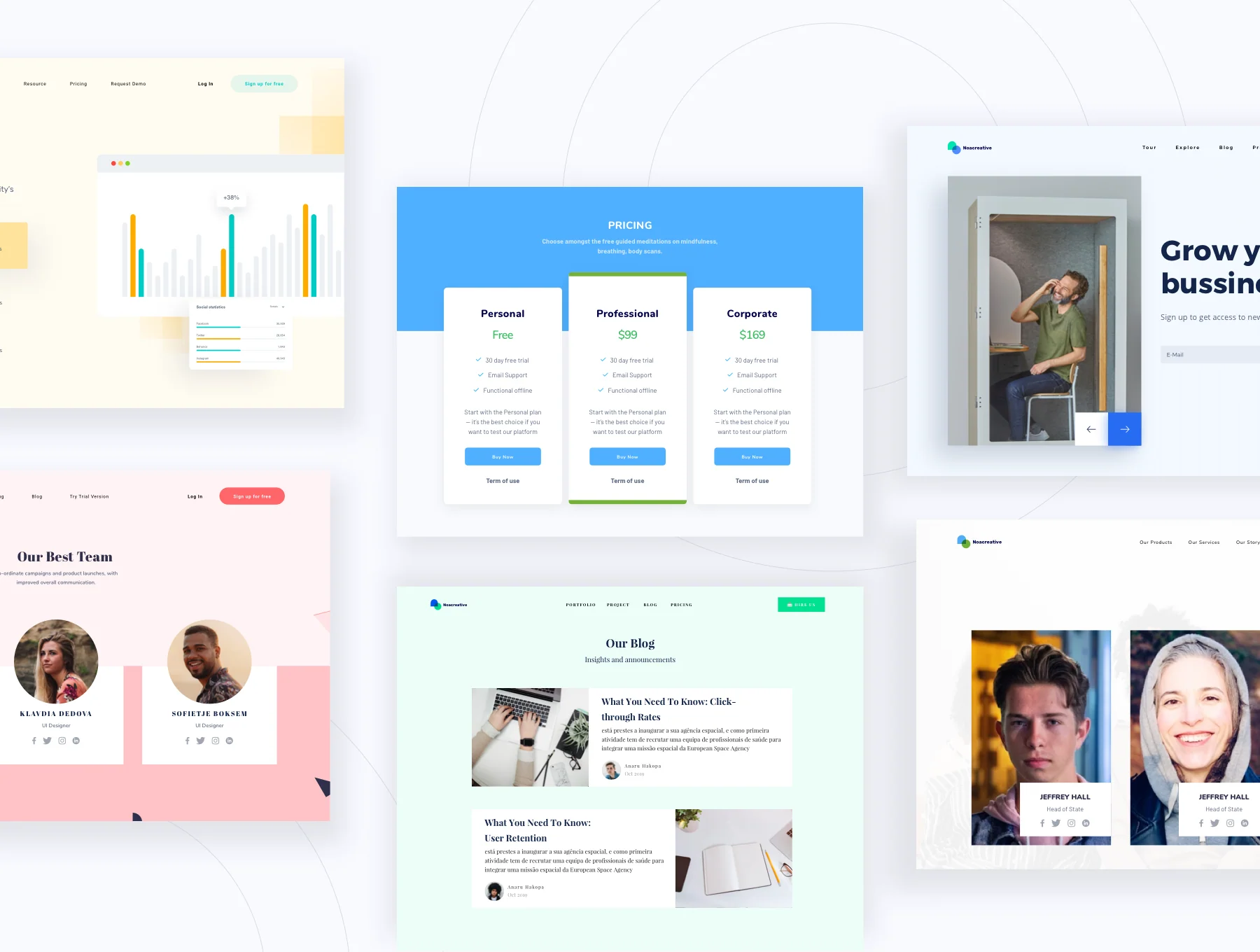 OKAY - Landing Page UI KIT 2