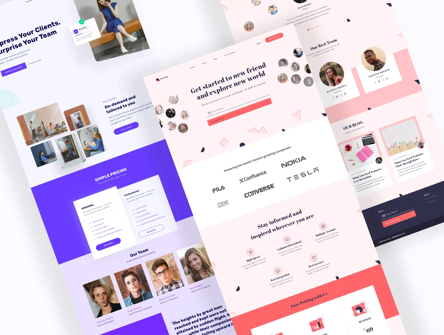 OKAY - Landing Page UI KIT 3