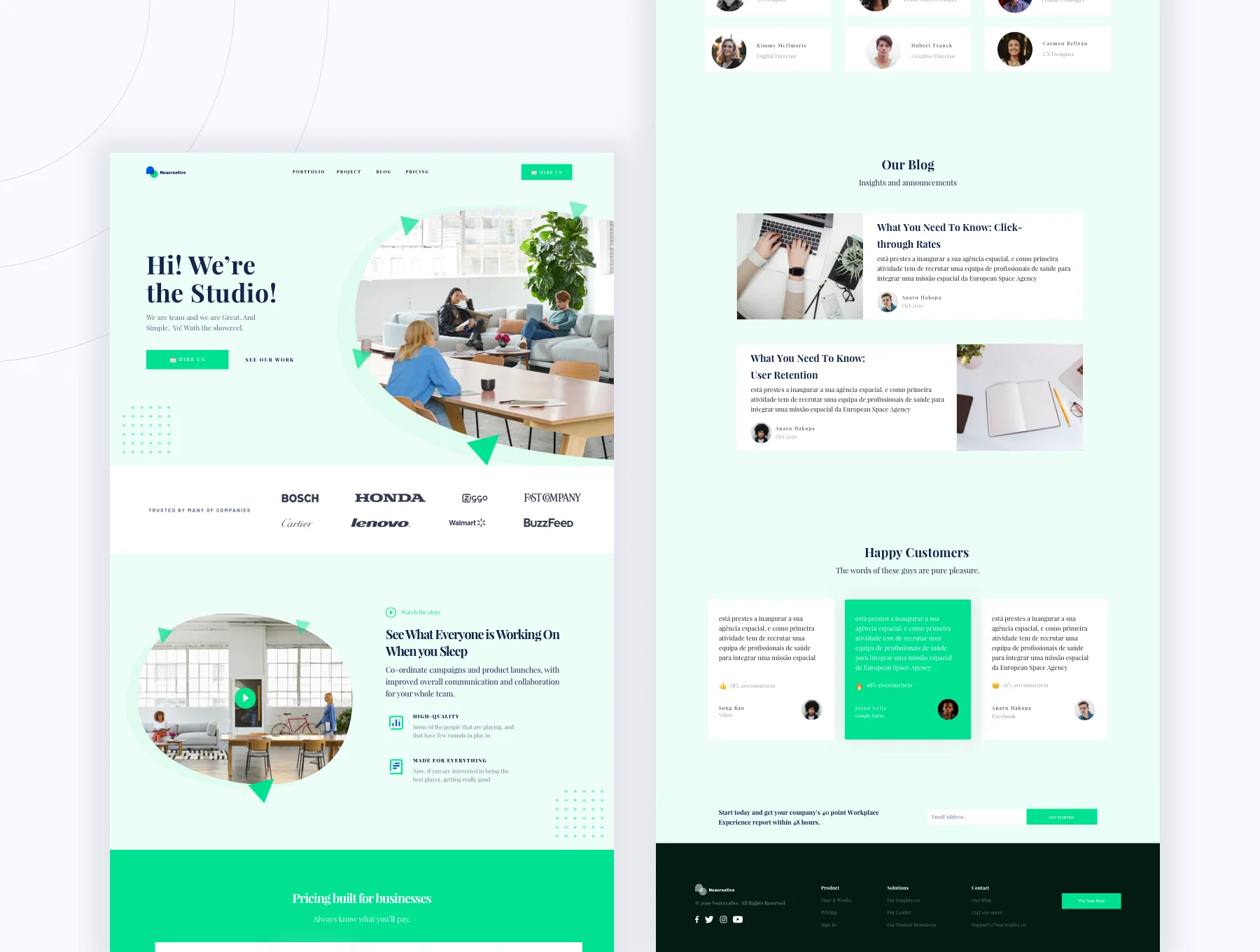 OKAY - Landing Page UI KIT 7