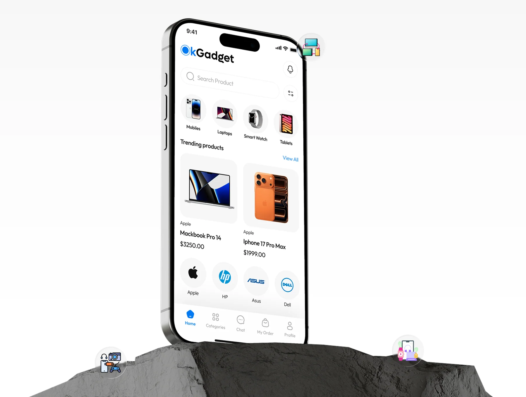 okGadget - Electronics Ecommerce App UI Kit 2