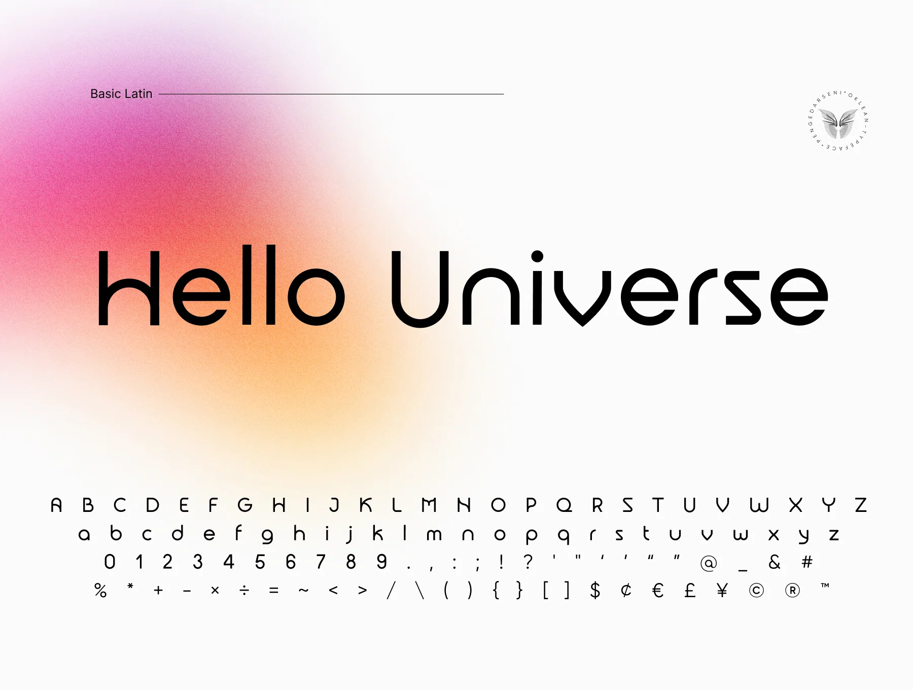 Oklean Sans Serif 3