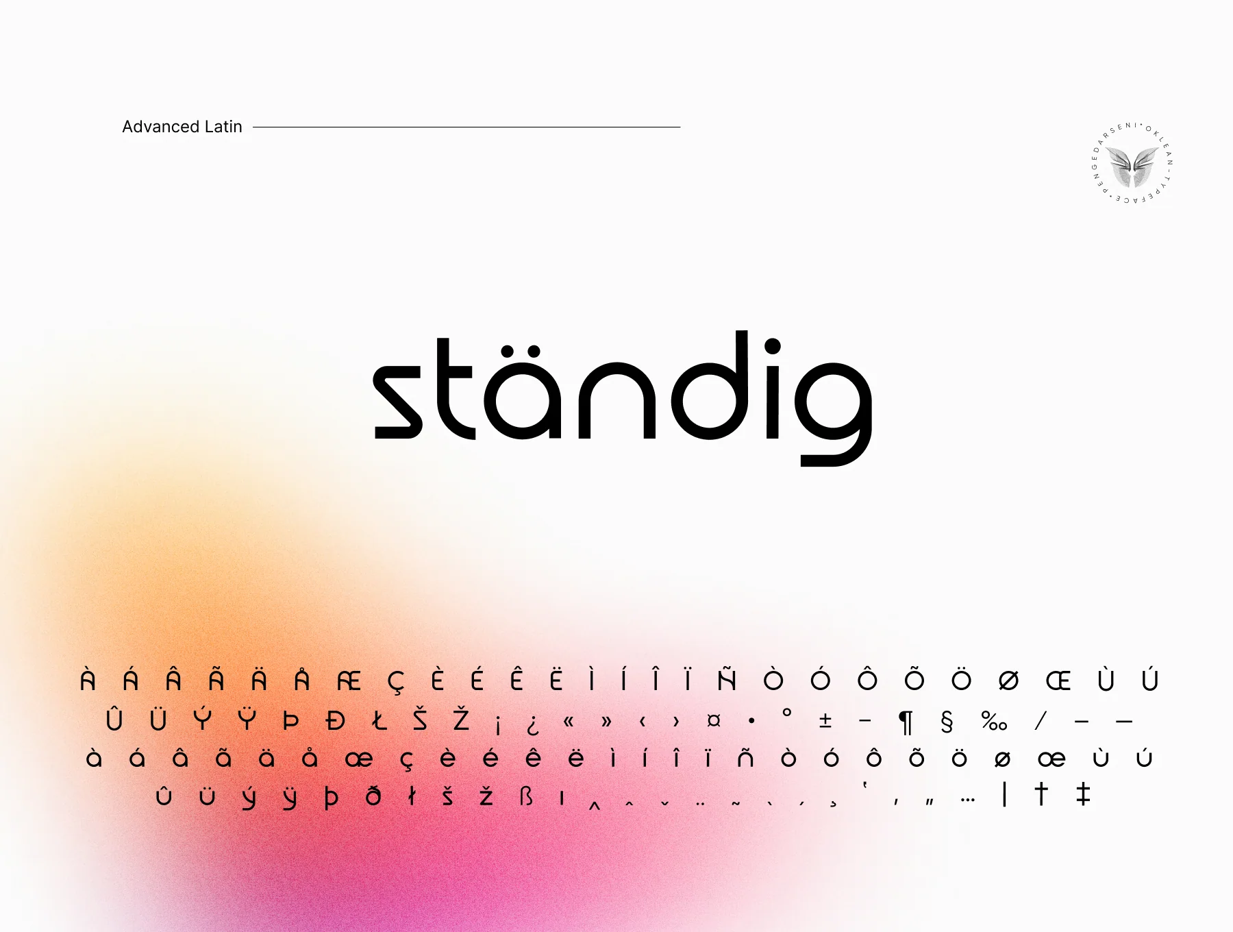 Oklean Sans Serif 4