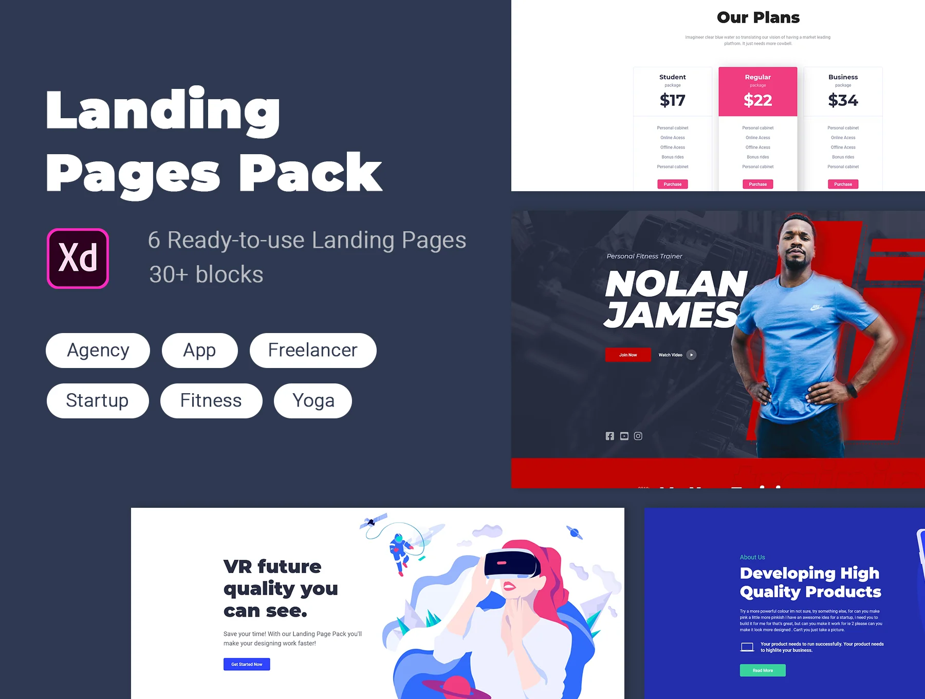 Okos Landing Pages Pack