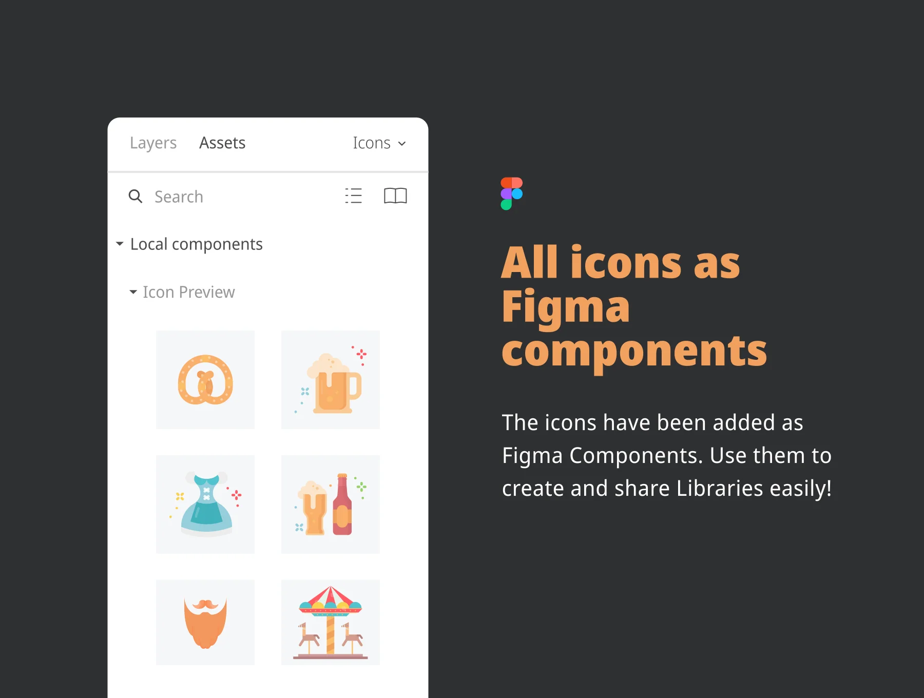 Oktoberfest Flat Icons 8