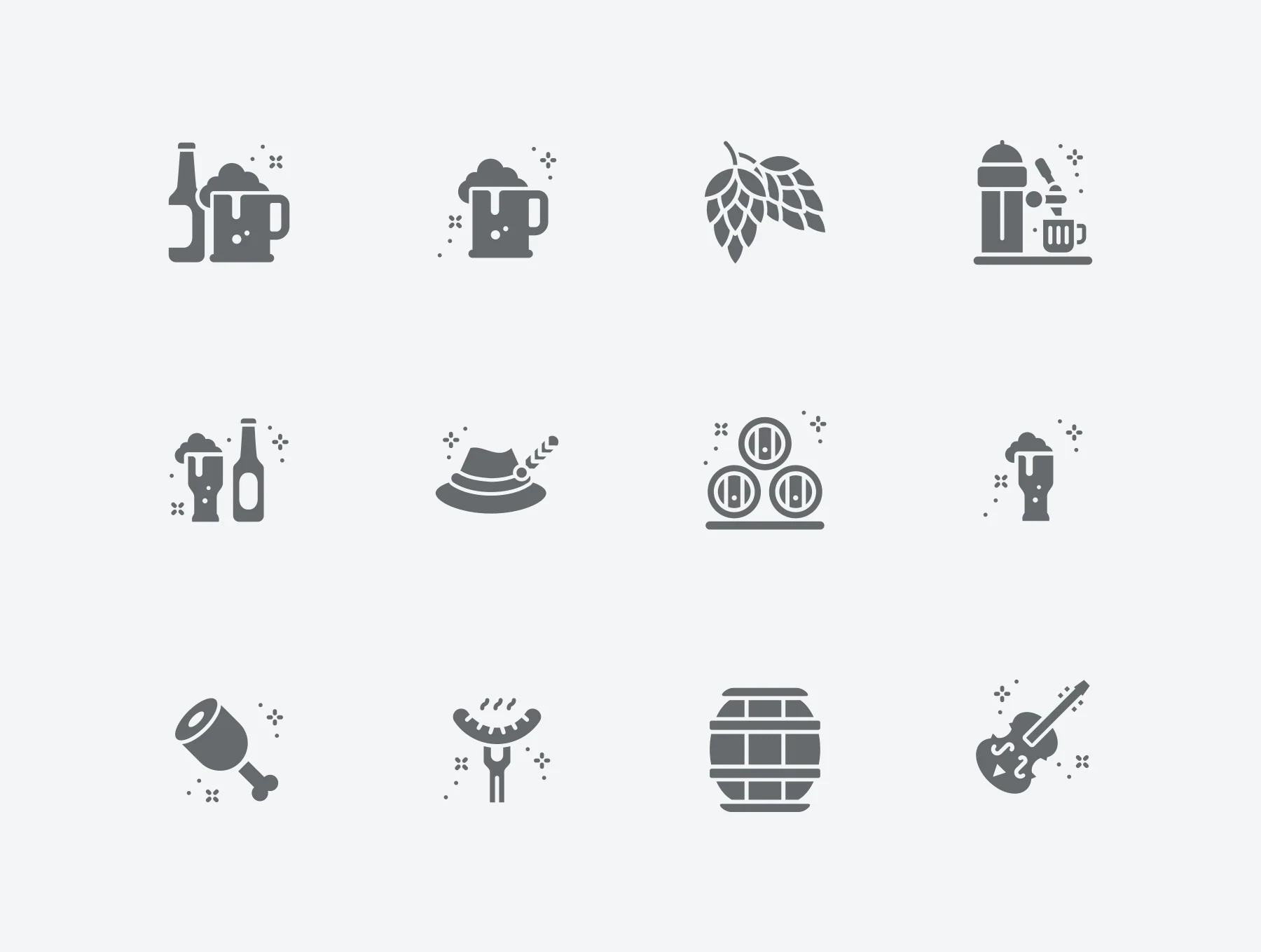 Oktoberfest Glyph Icons 6