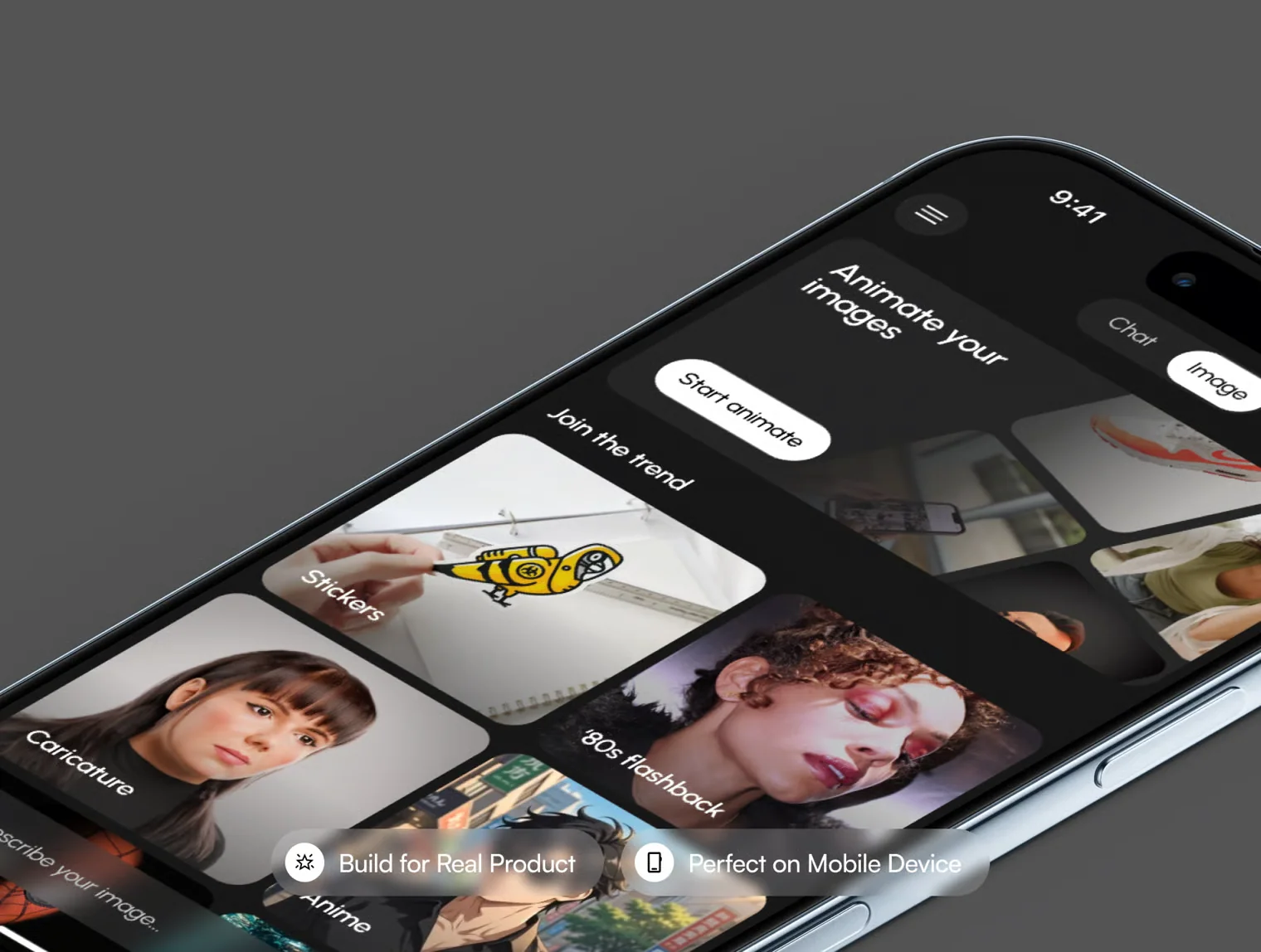 Oláq – AI Assistant Mobile UI Kit (Dark & Light) 3