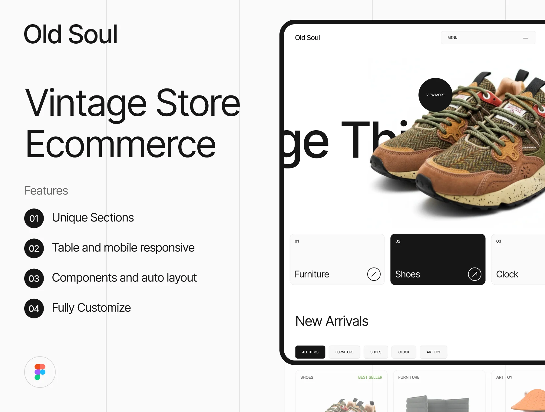 Old Soul - Unique Items Store Ecommerce