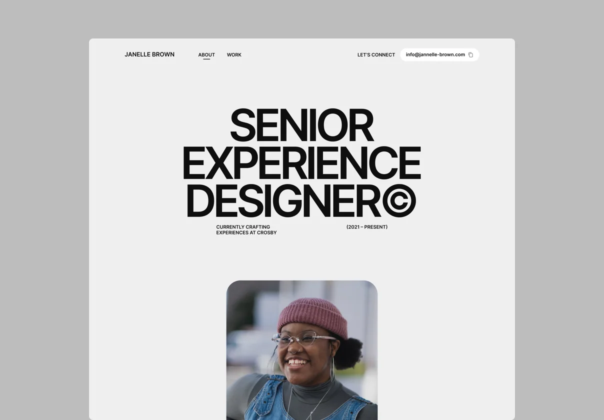 Olio – Framer Portfolio Template