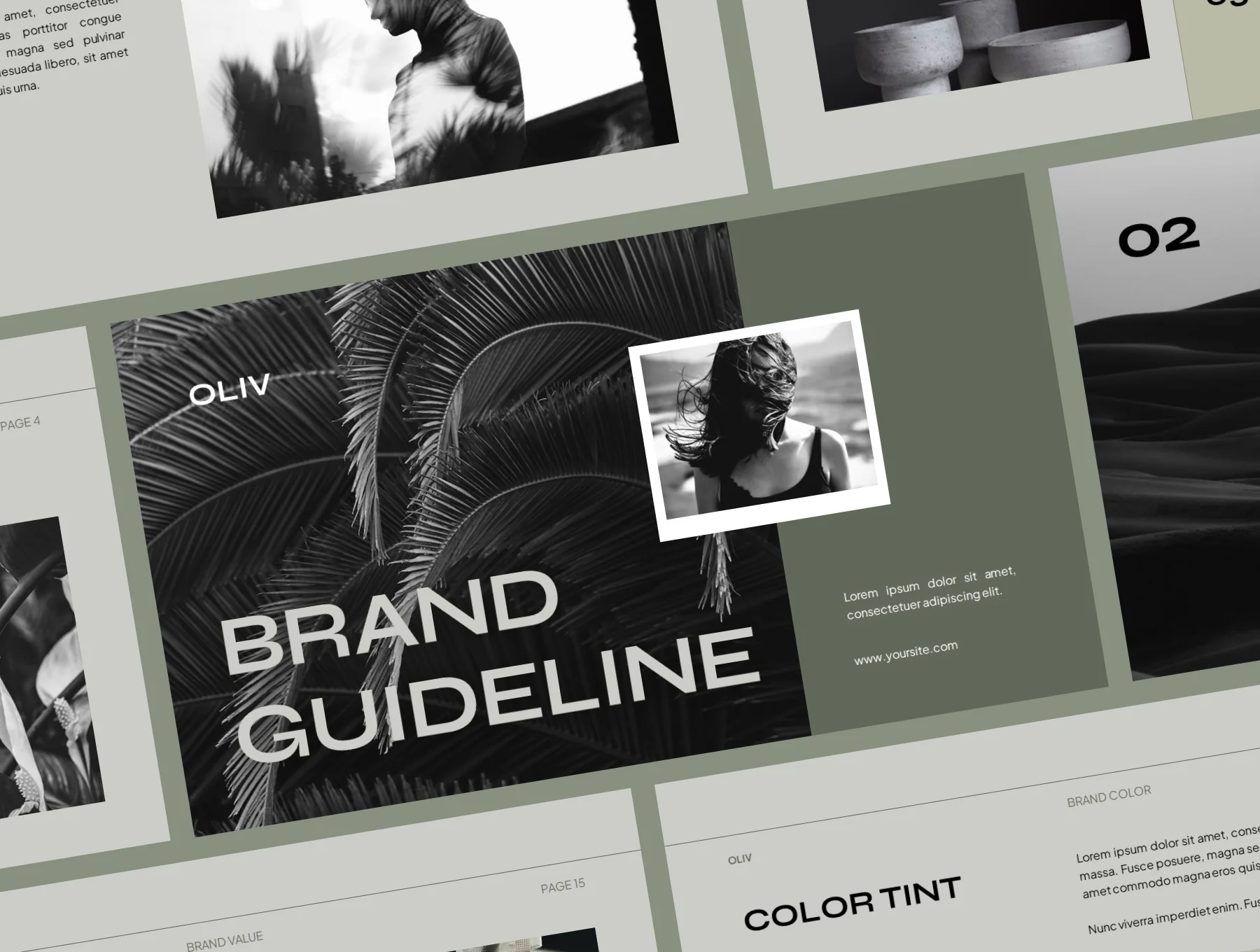 Oliv - Brand Guideline Pitch Deck 4