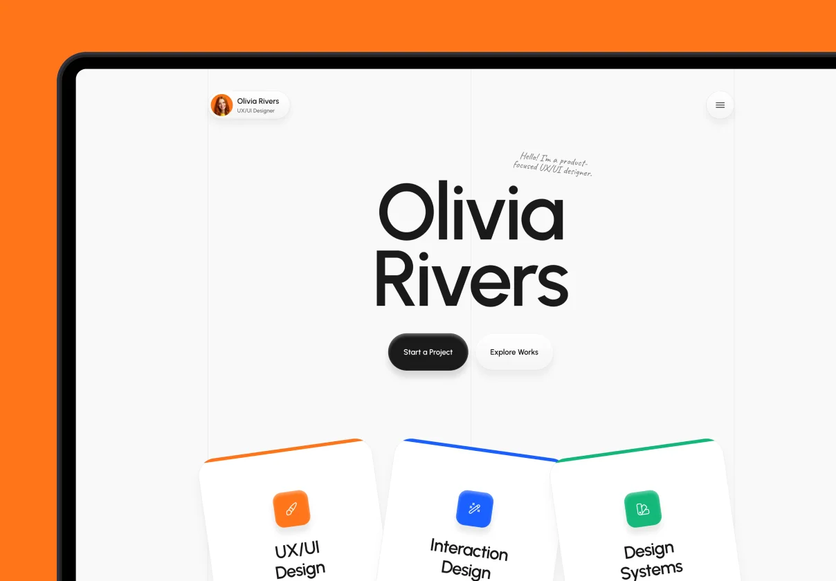 Olivia Rivers – Portfolio Website