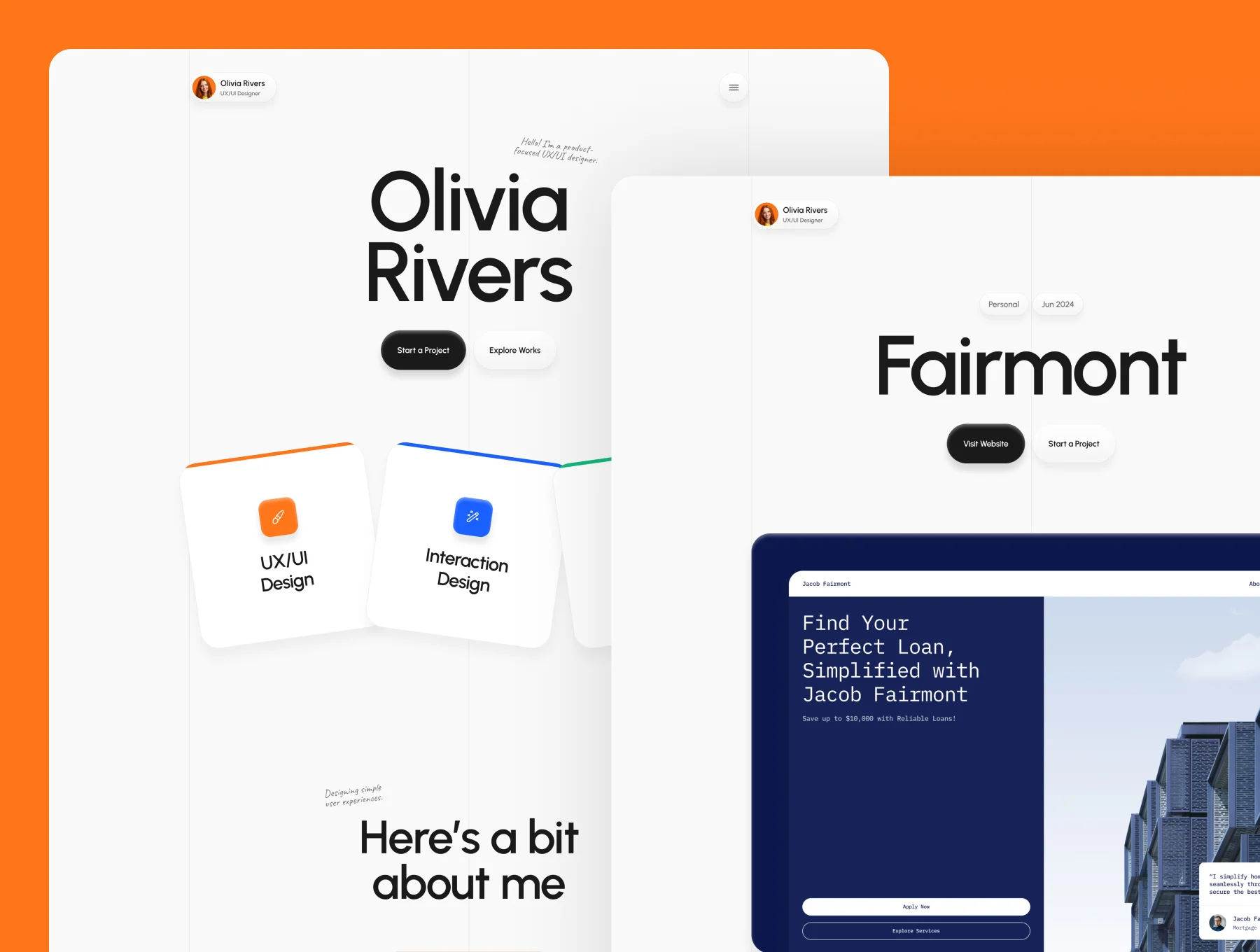 Olivia Rivers – Portfolio Website 2