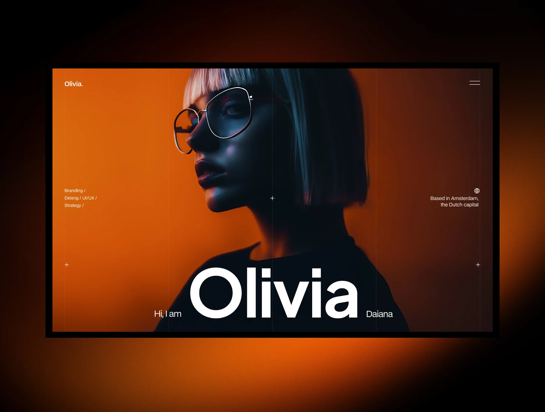 Oliviaaa · Personal Portfolio Template