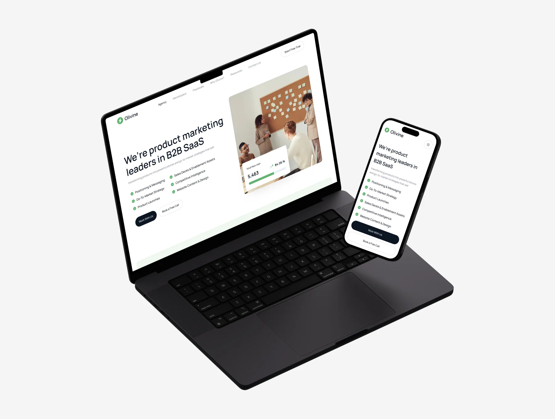 Olivine Marketing Website 3