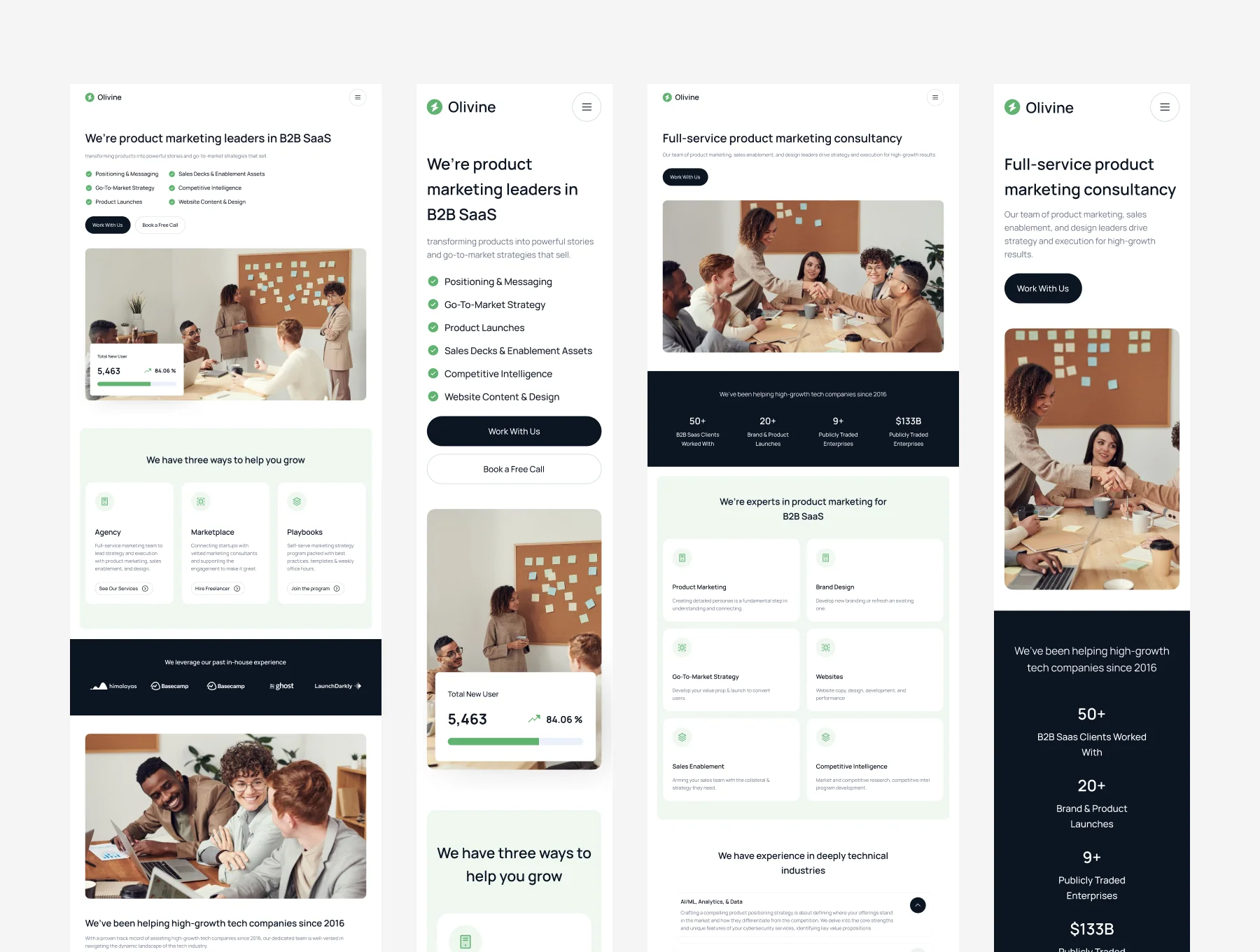 Olivine Marketing Website 7