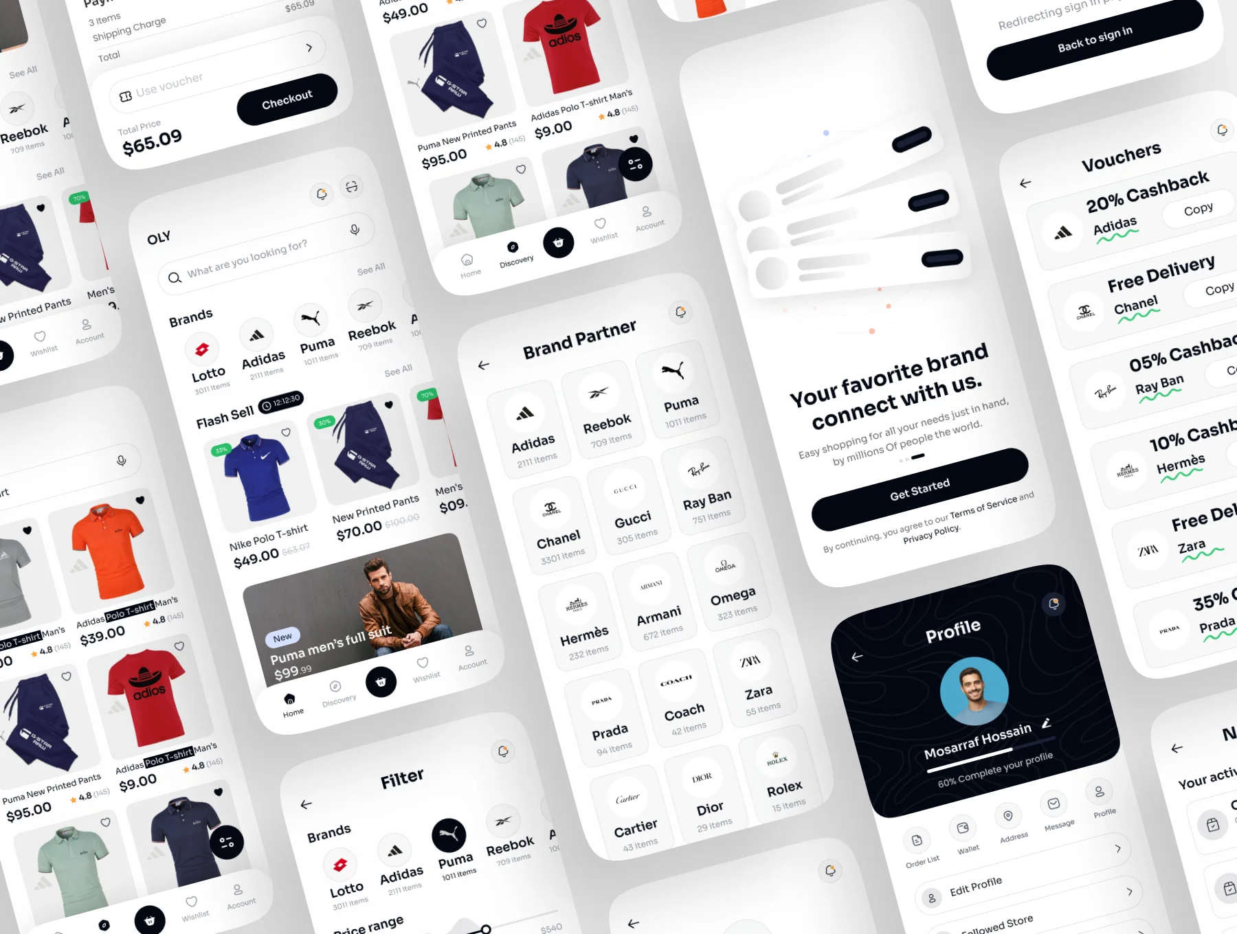 OLY E-commerce App UI Kit 2