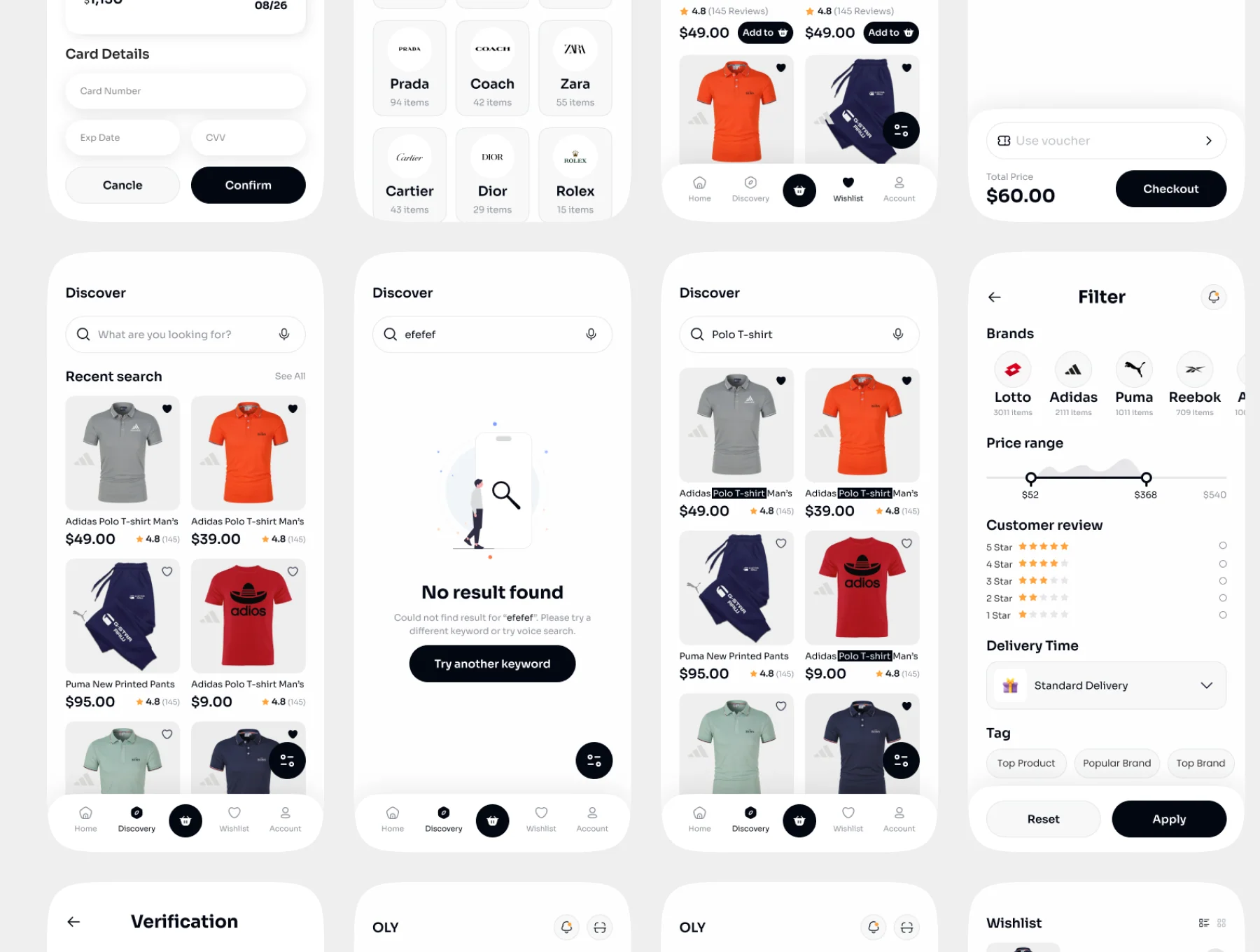 OLY E-commerce App UI Kit 5