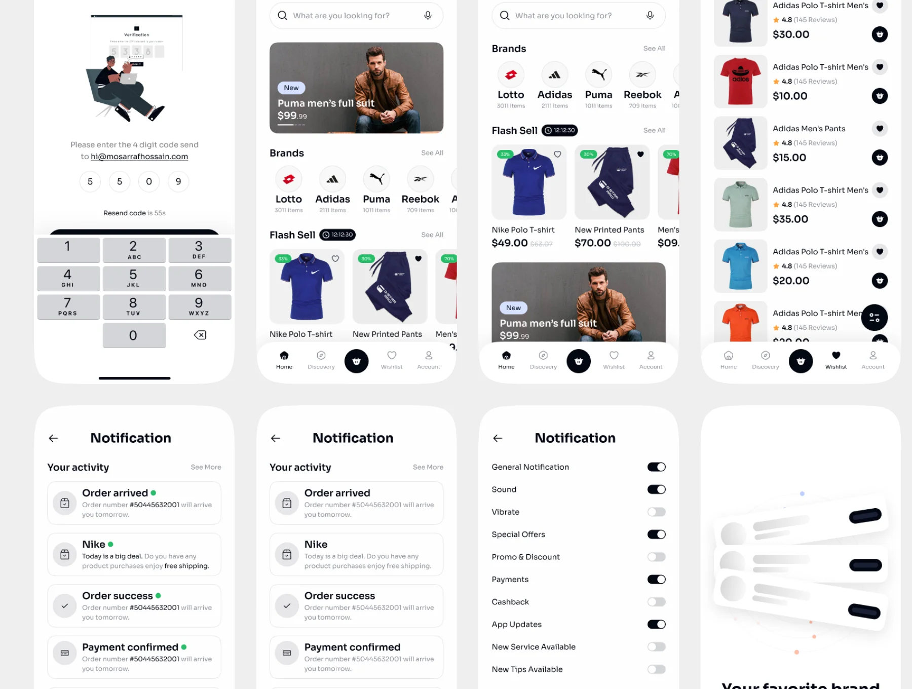 OLY E-commerce App UI Kit 7