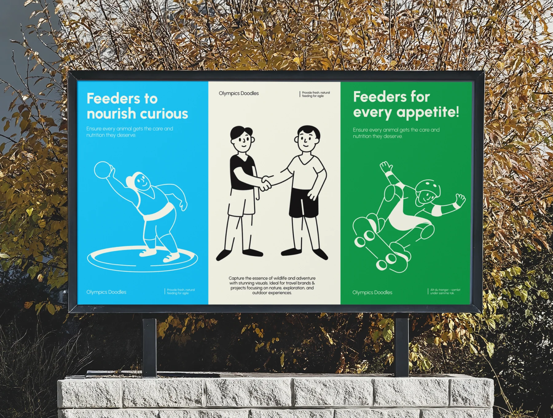 Olympics Doodles Art Set 4
