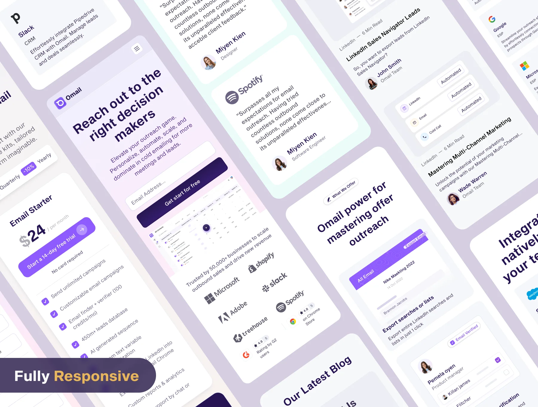 Omail - Email Marketing Website Template 2